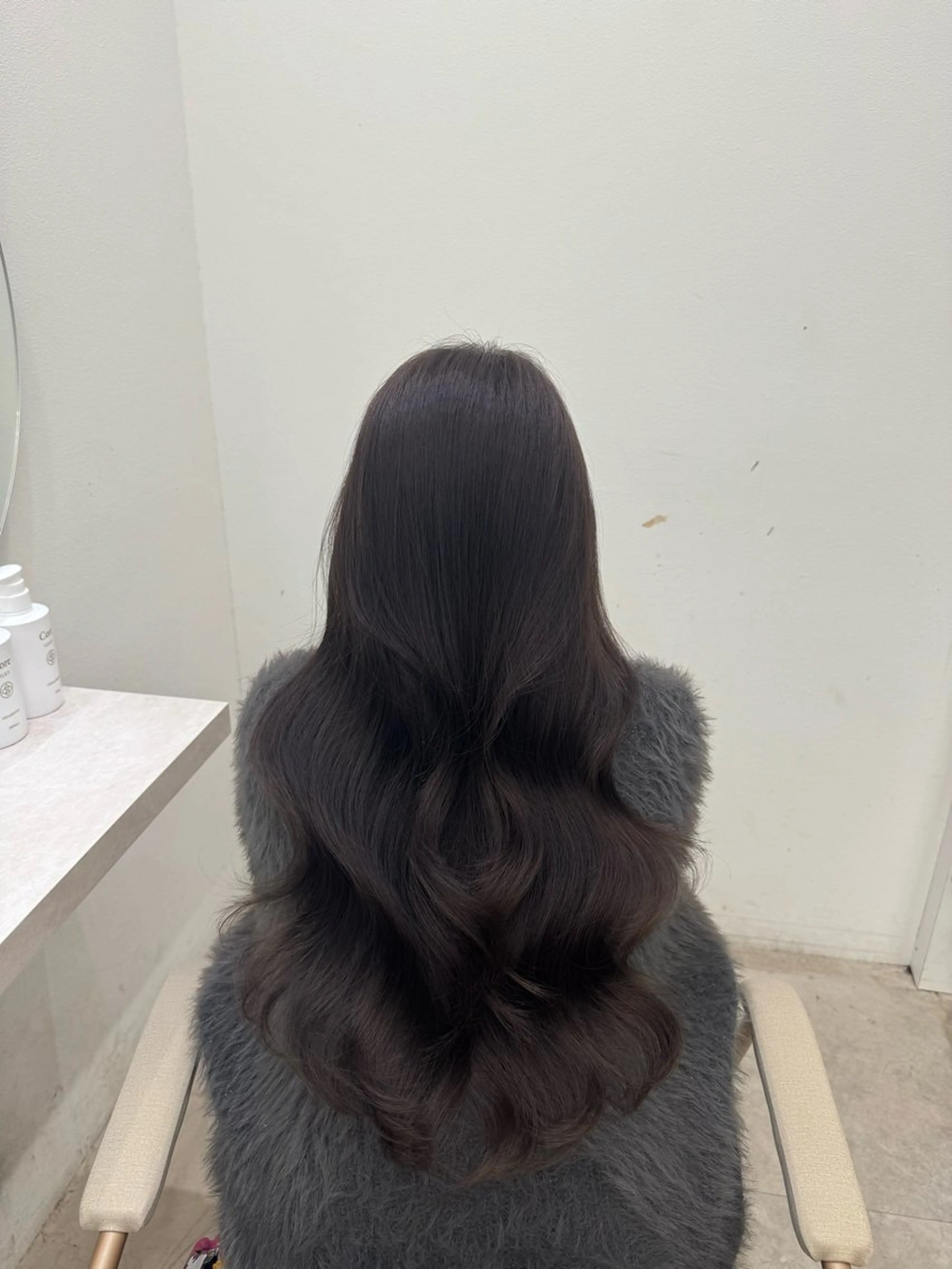 セミロング 縮毛矯正 ヘアカラー 縮毛矯正 トリートメント 髪質改善×韓国ヘア HIROのヘアスタイル