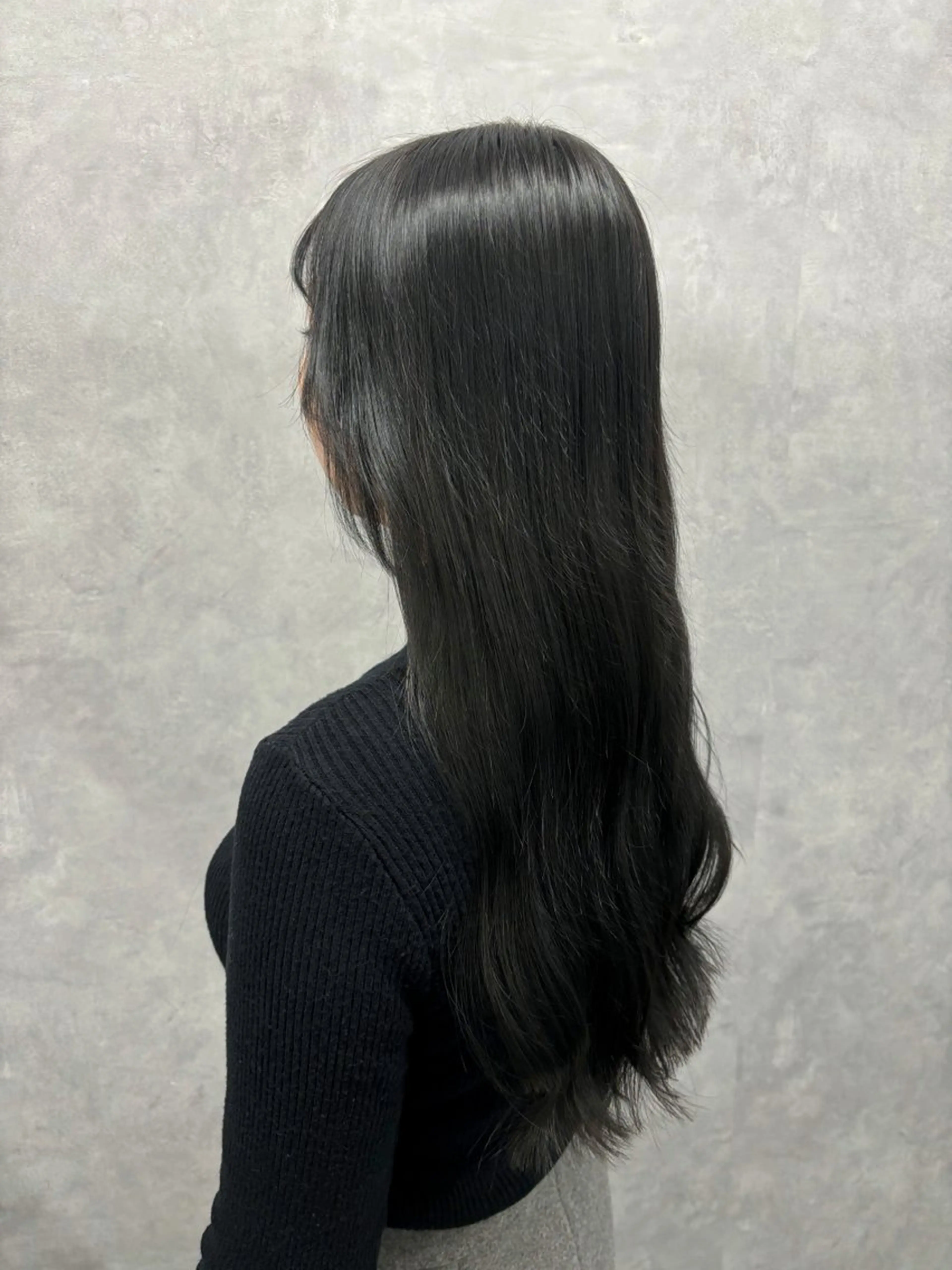 セミロング カット ヘアカラー トリートメント NUMBER 天王寺YUYAのヘアスタイル