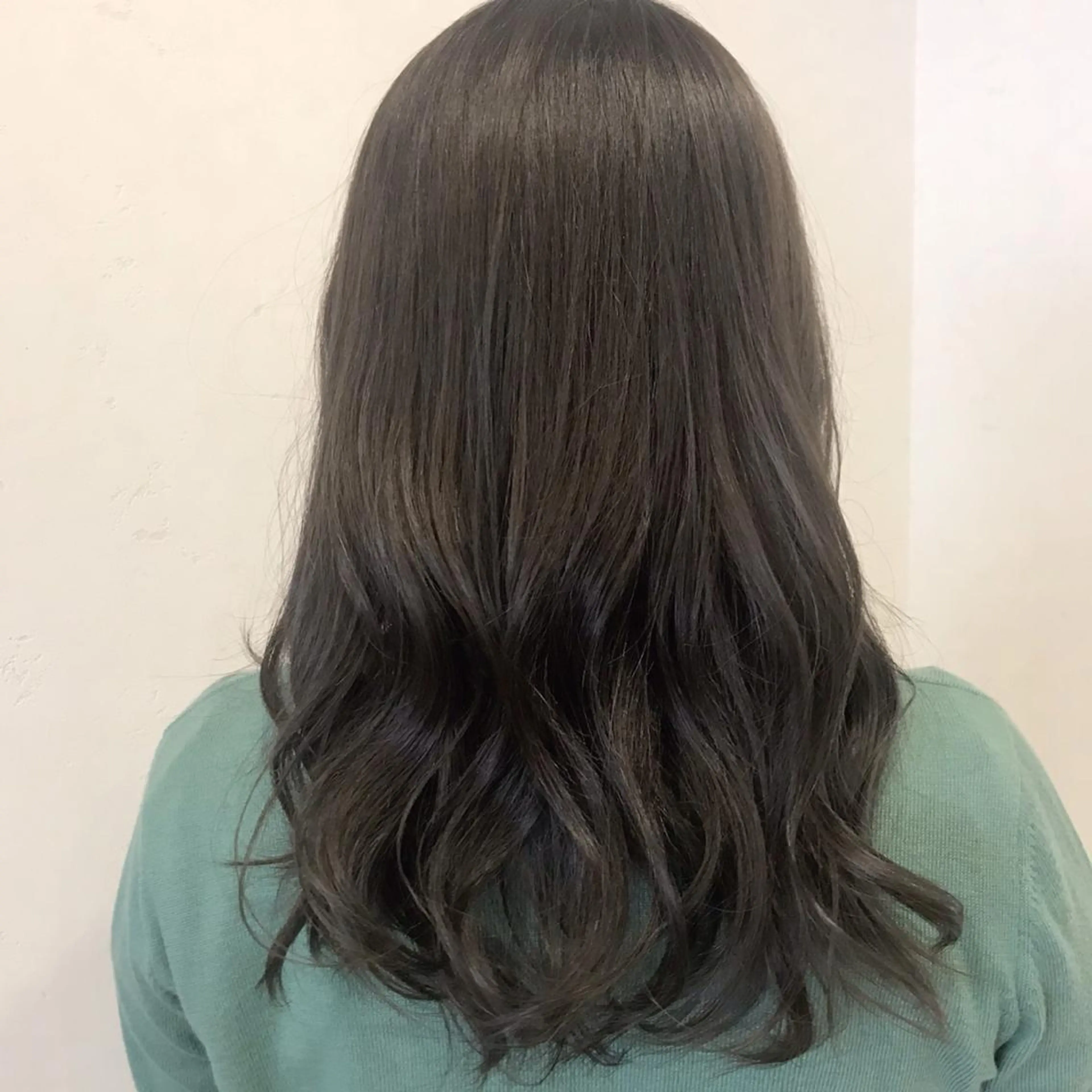 セミロング カラー メンズ限定クーポン シェアサロン博多のヘアスタイル