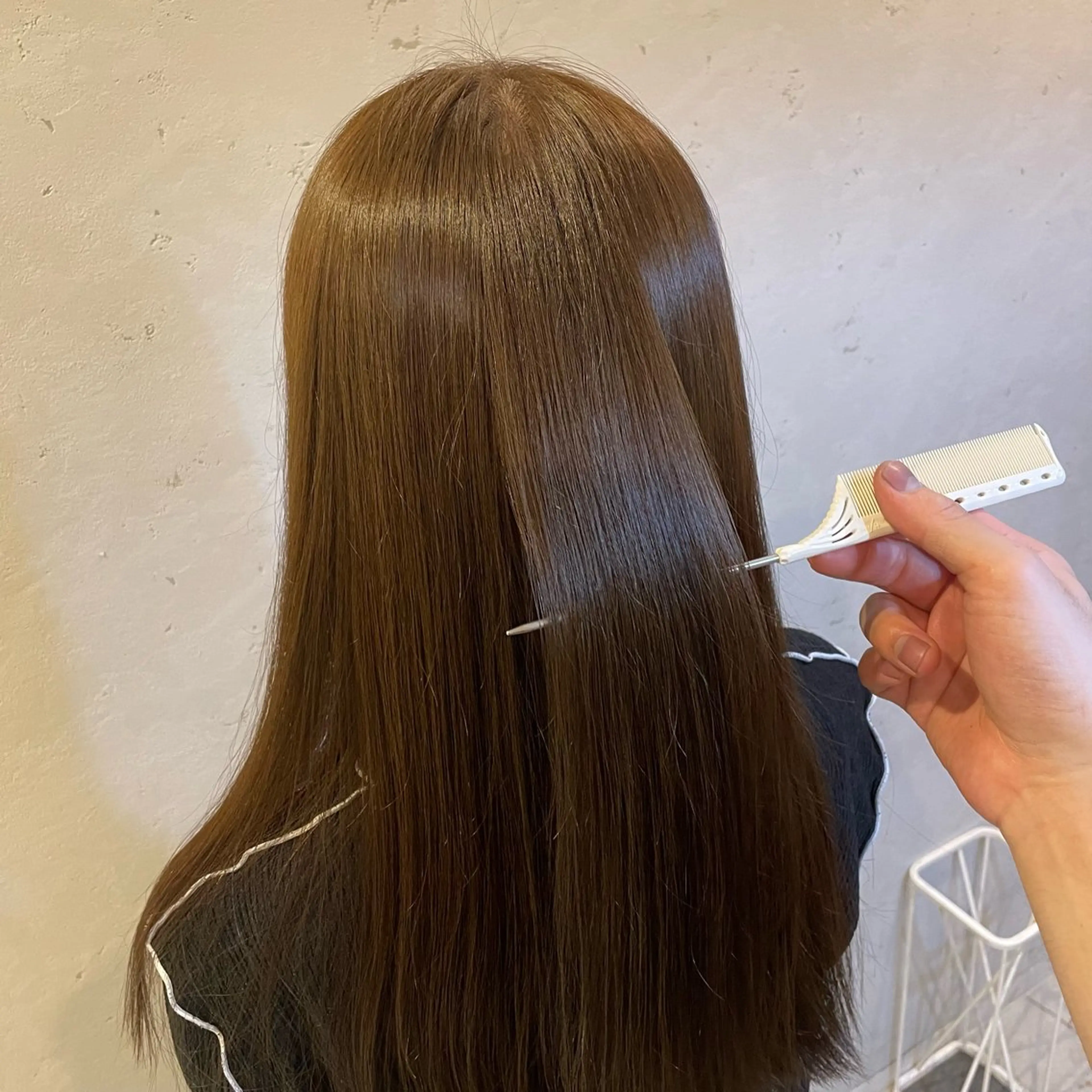 ロング カラー ブラウンカラー 廣澤 雅生のヘアスタイル