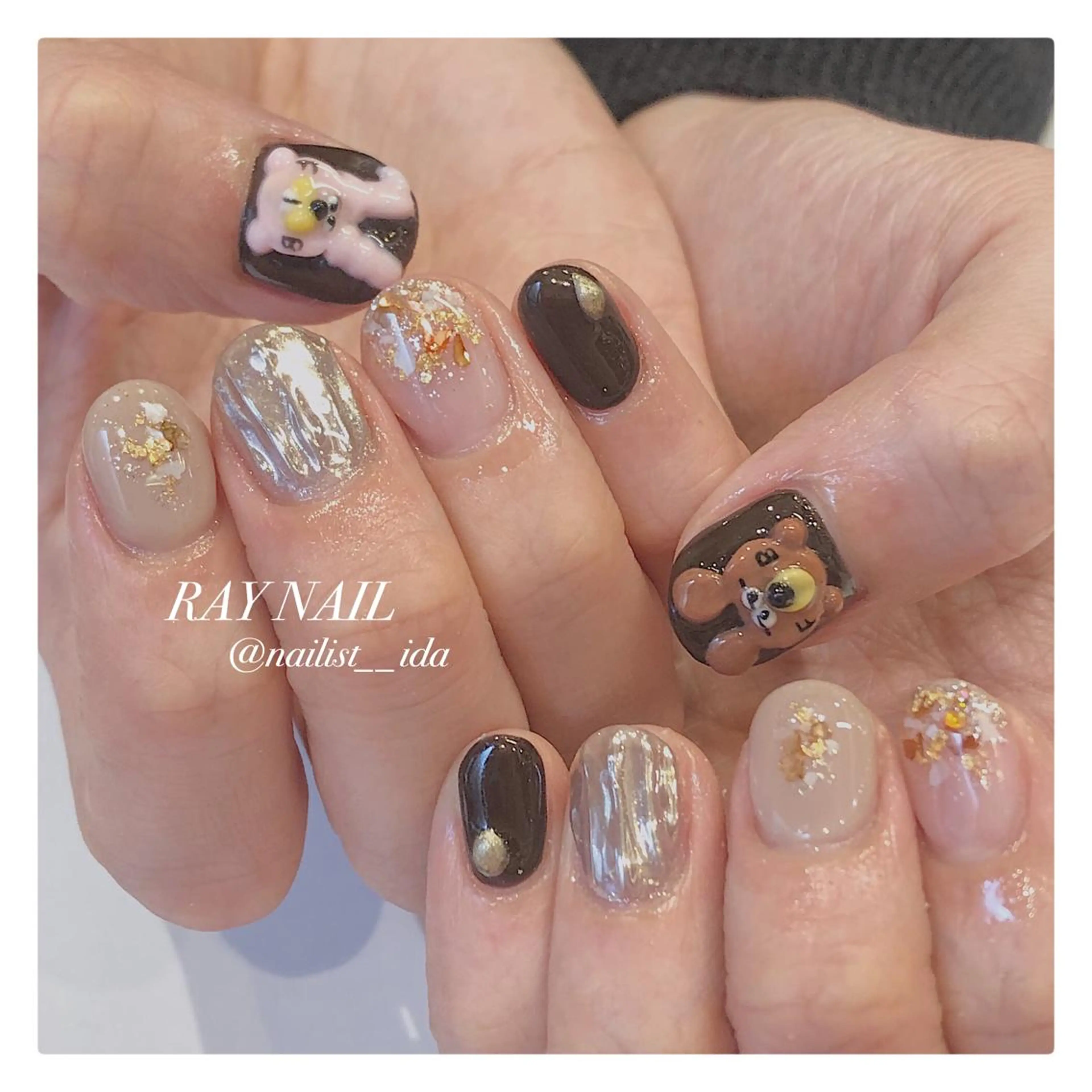 ネイル Arowa 伊田のネイルデザイン