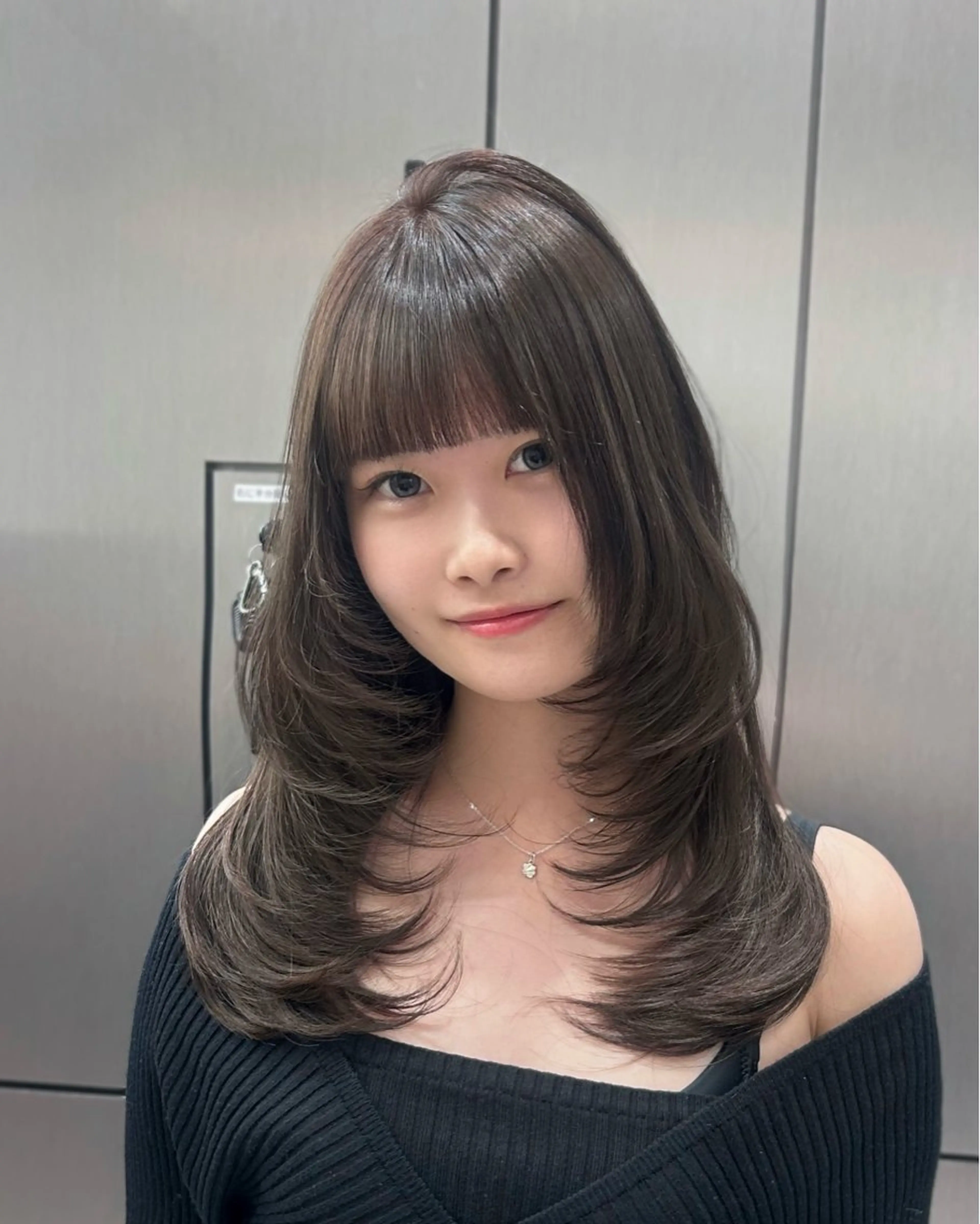 ロング レイヤーカット カット ヘアカラー トリートメント 大人レイヤー/艶美髪 🇺🇸TOMONAのヘアスタイル