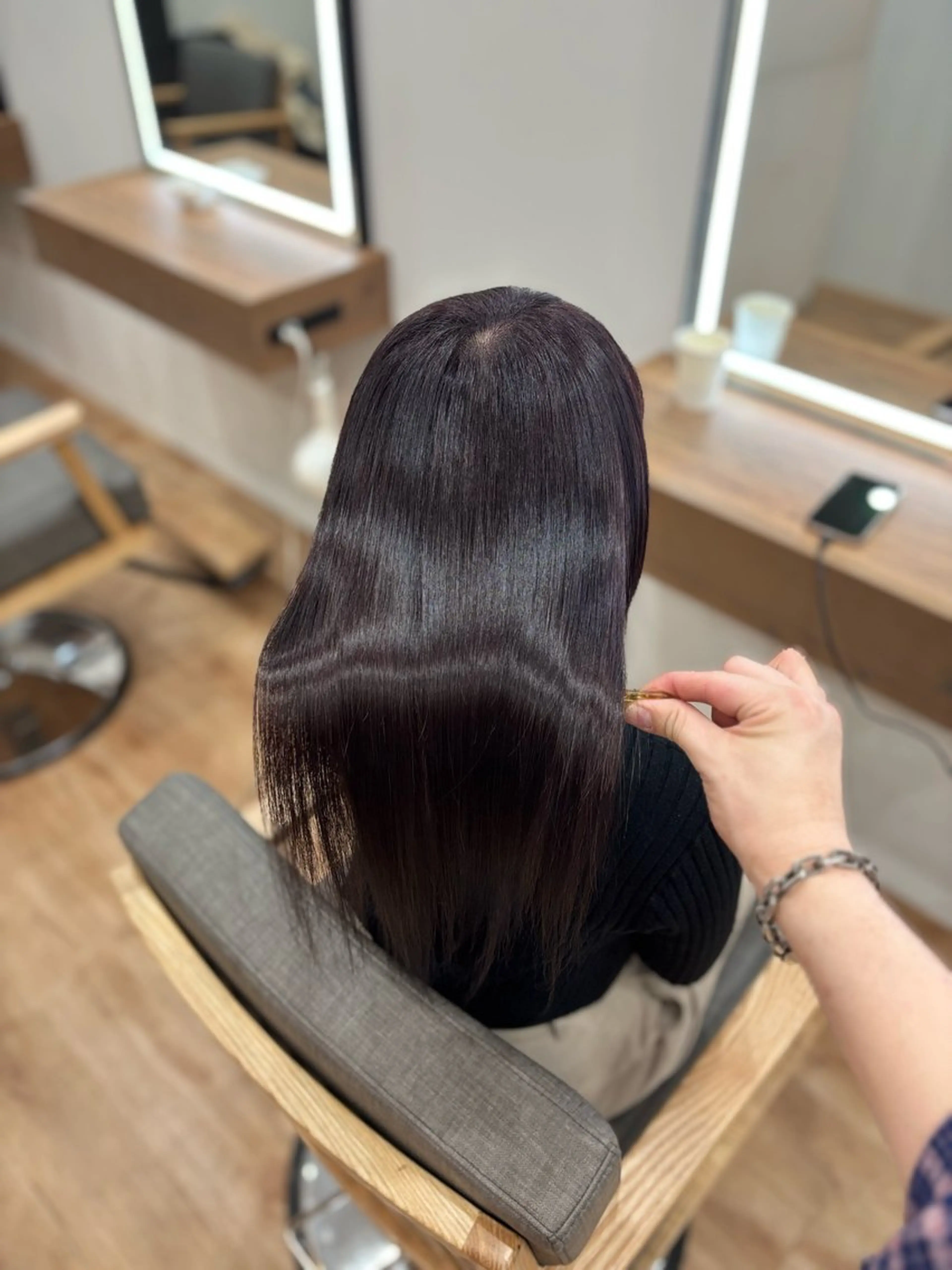 ロング カット ヘアカラー トリートメント little 小濱彰太のヘアスタイル