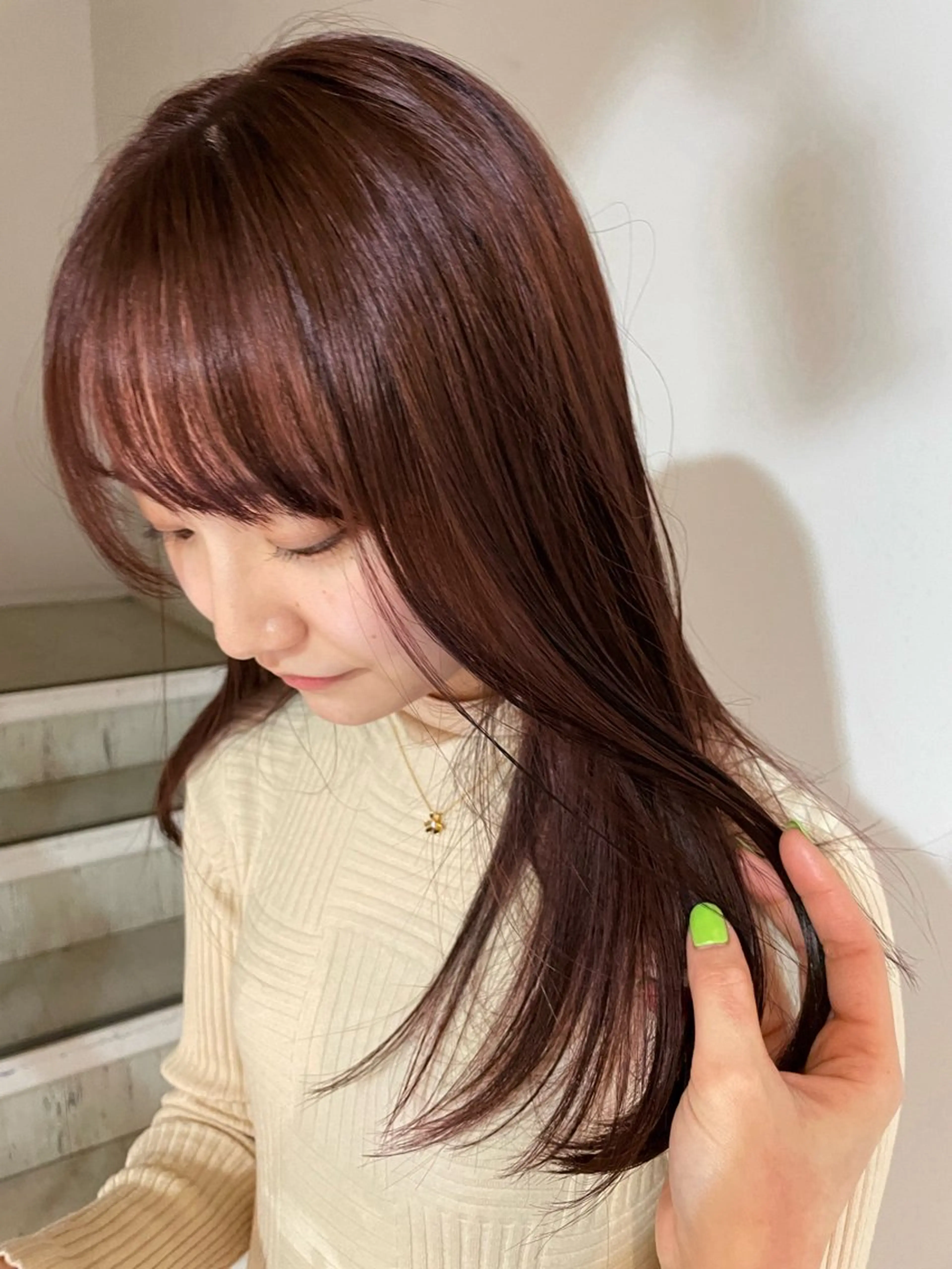 カラー mika ショート/ボブ🪸のヘアスタイル