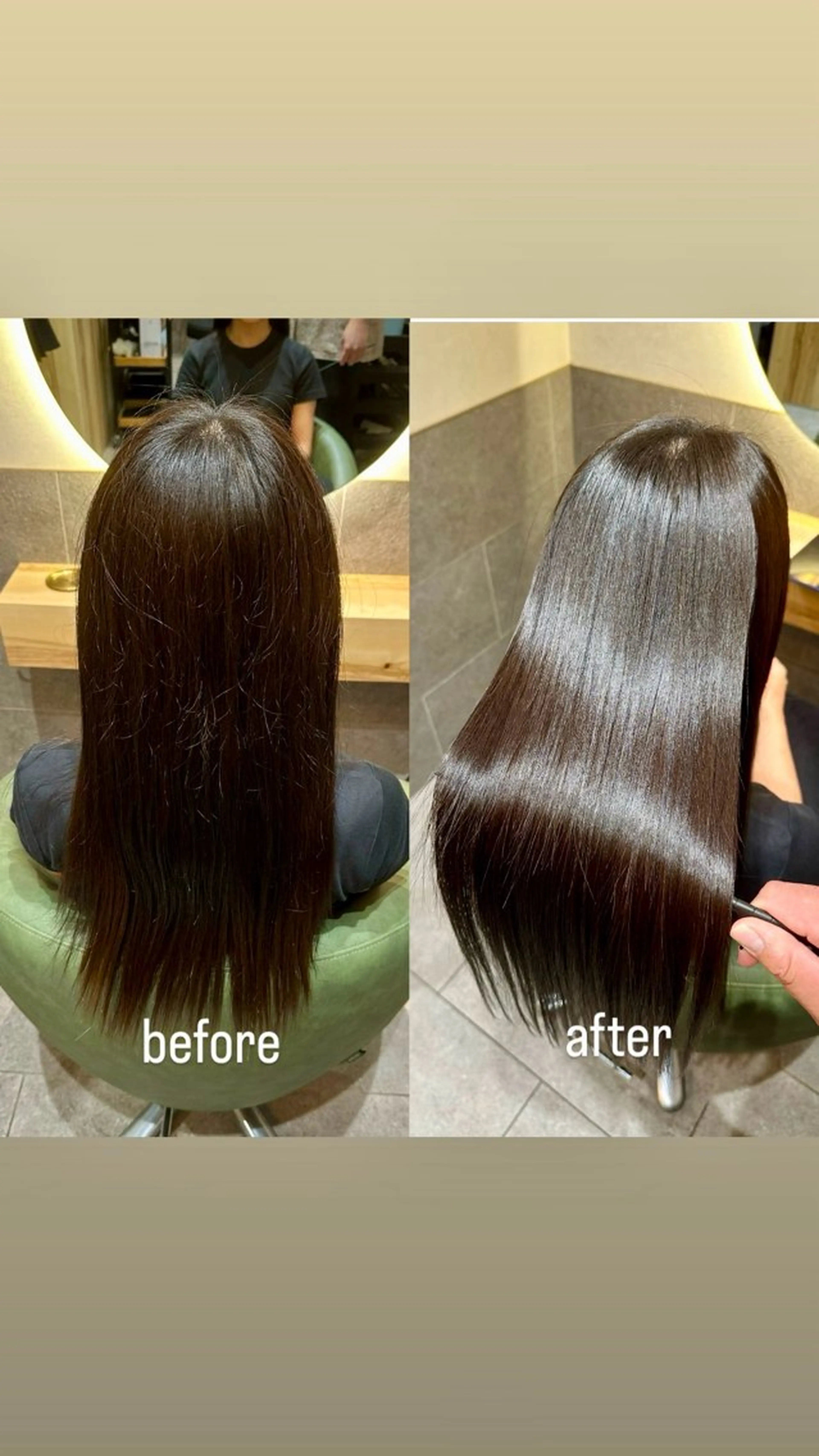 ロング カット 縮毛矯正 クセ/うねり改善/ 縮毛矯正🫧ゆりのヘアスタイル