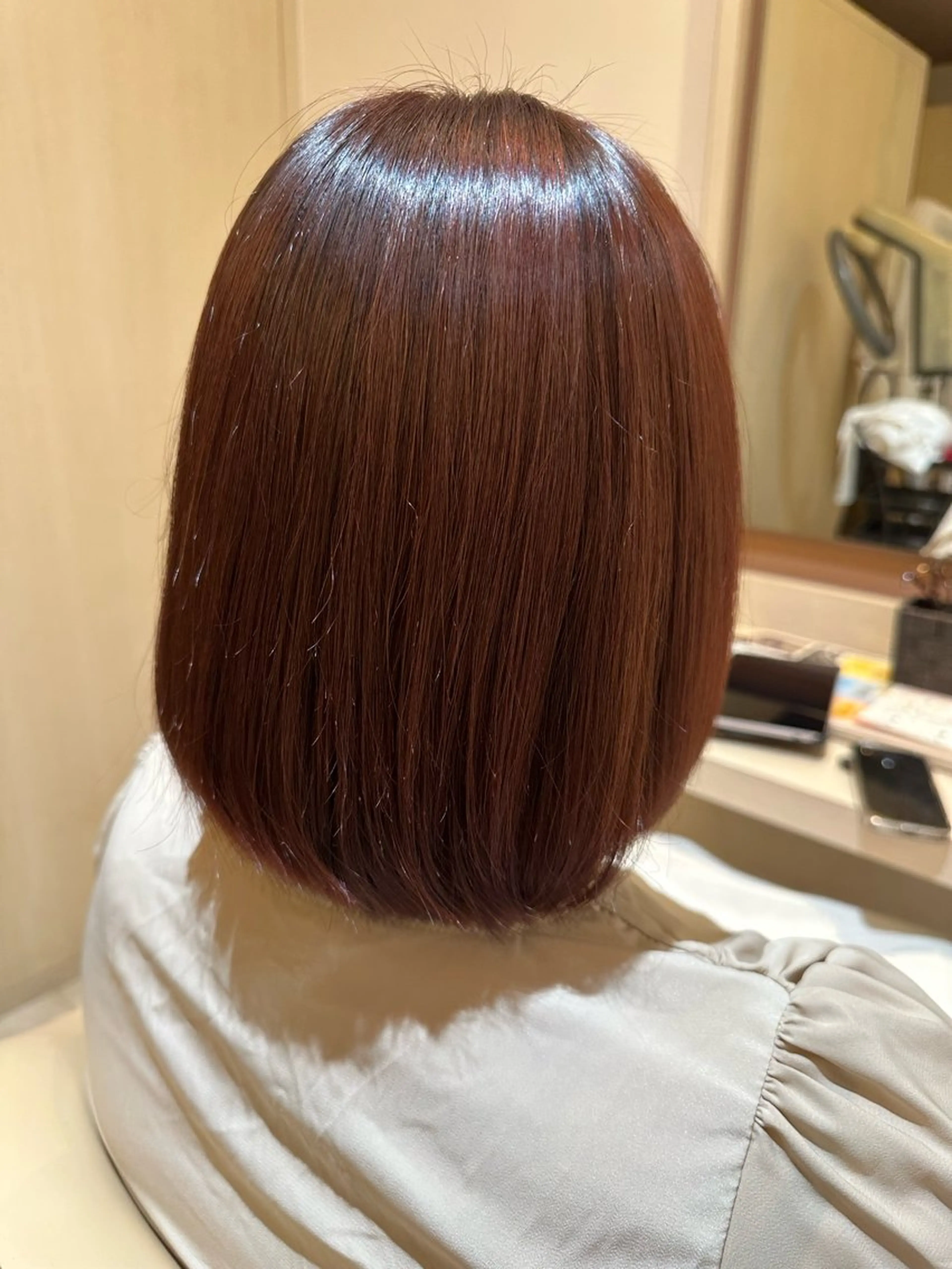 カラー ブラウンカラー ダブルカラー ヘアカラー 古川 桃香のヘアスタイル