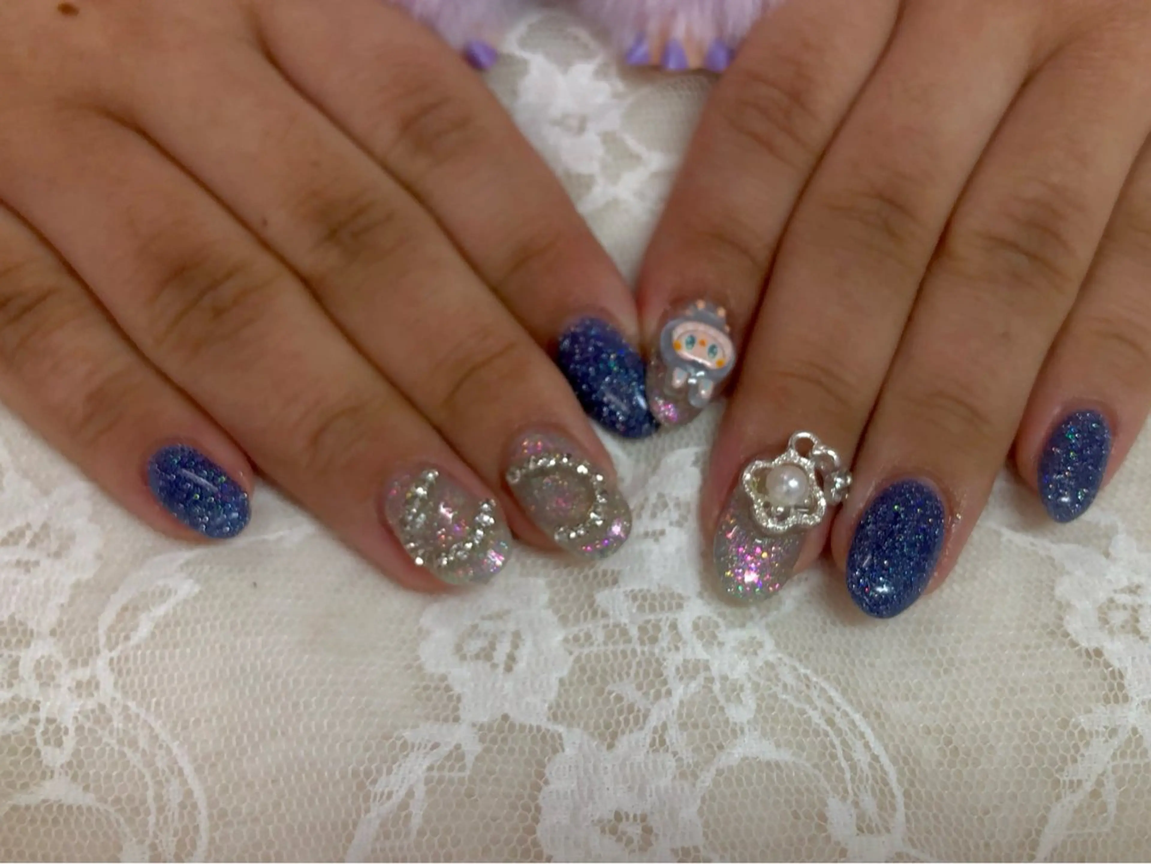 ネイル フラッシュネイル ハート ハンドネイル ハンドケア Epokku ネイルサロンのネイルデザイン