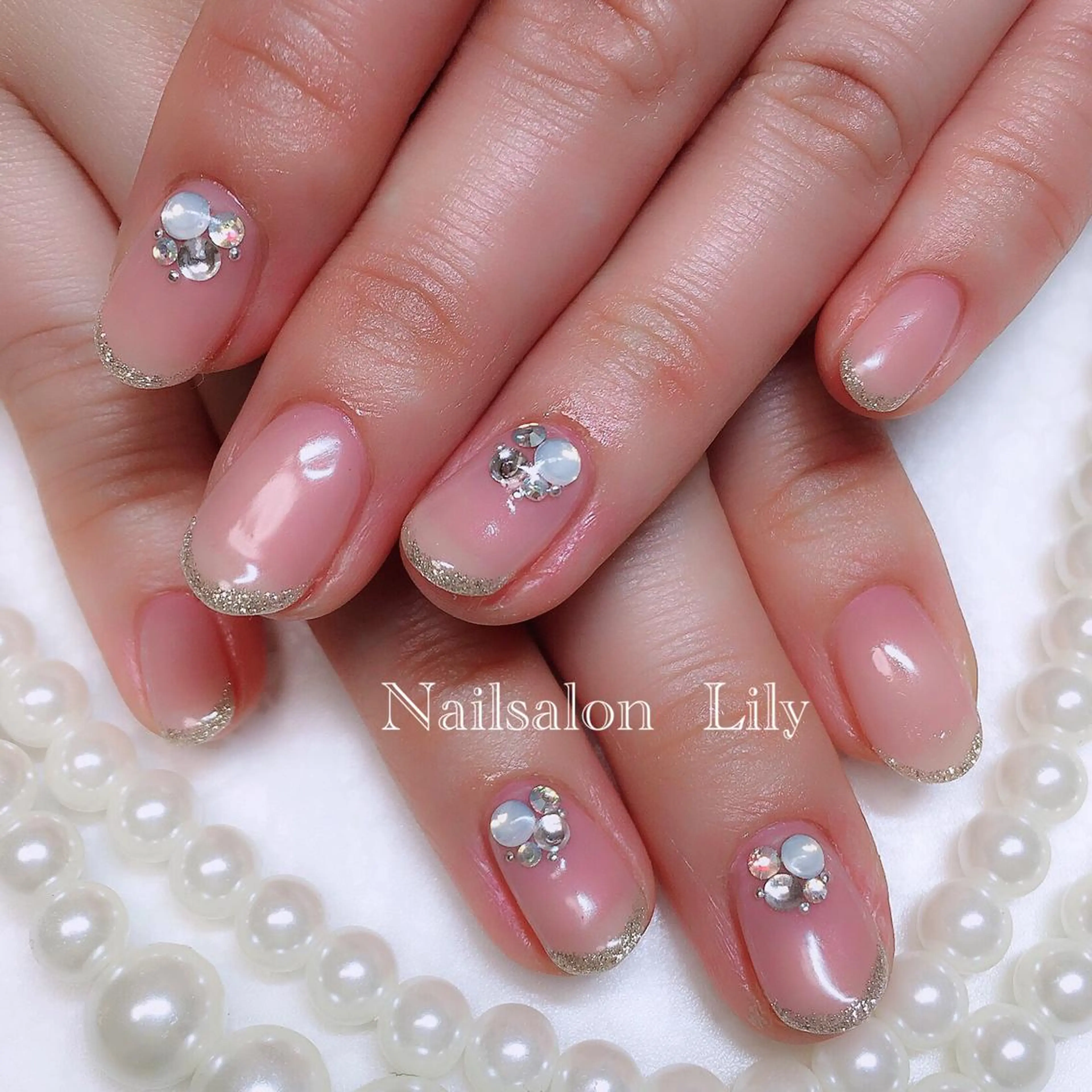 ネイル ラメ(グリッター) Nailsalon Lilyのネイルデザイン