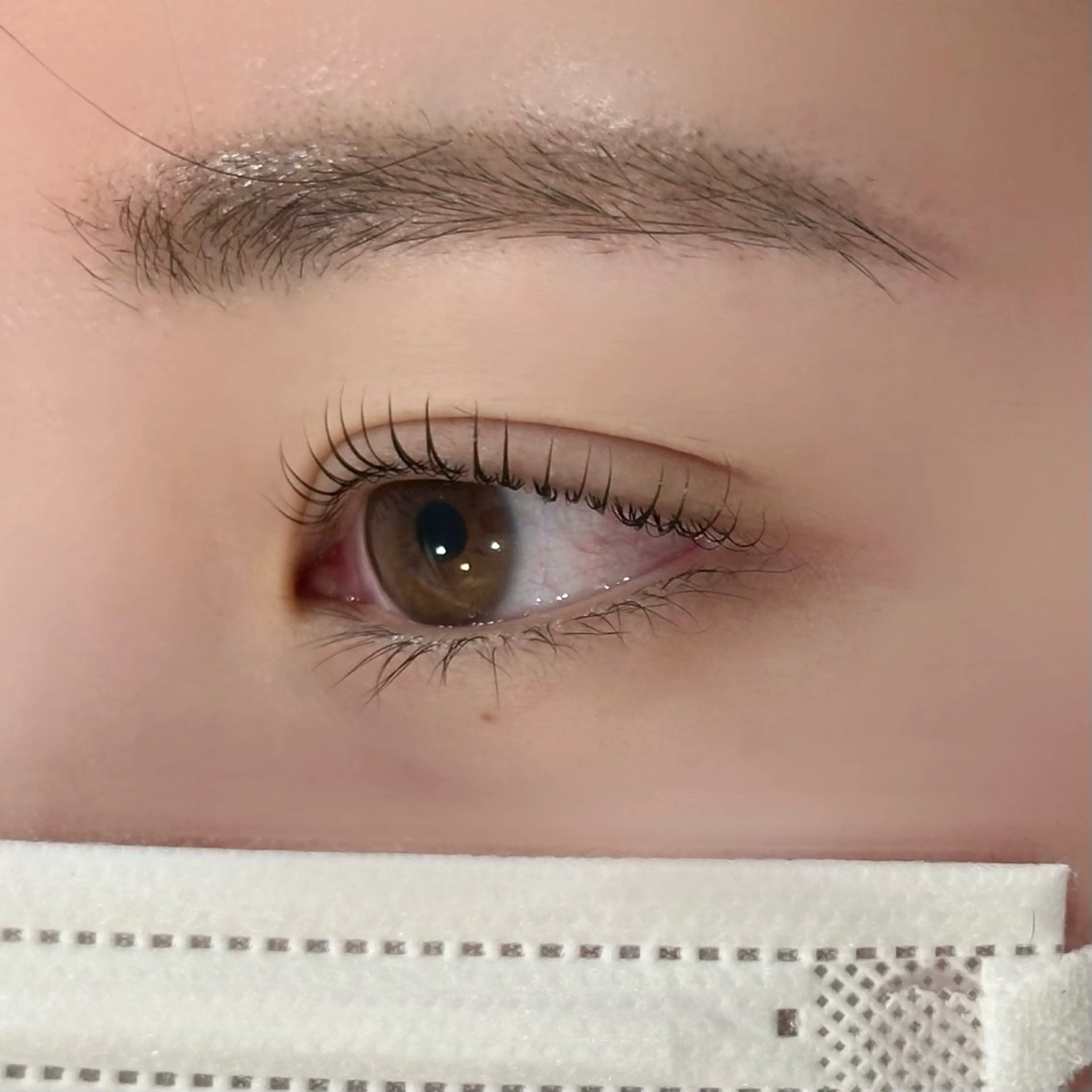 マツエク・マツパ Cカール Lカール パリジェンヌラッシュリフト 一重×まつ毛パーマ eyelash Zen　manakaのマツエク・マツパデザイン