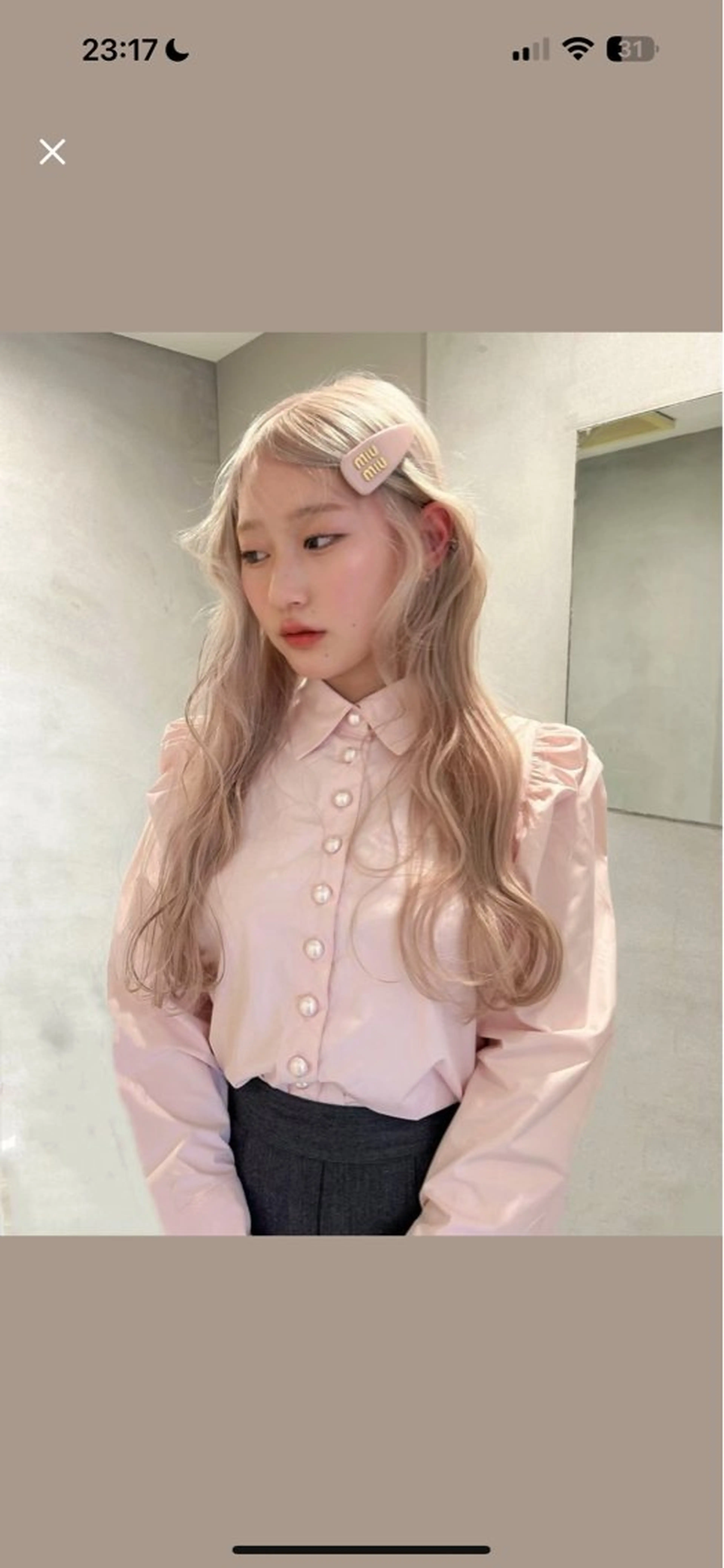 ロング カラー ブリーチ PELE アネックス梅田茶屋町店所属・PELE ハイトーン RIMUのヘアスタイル