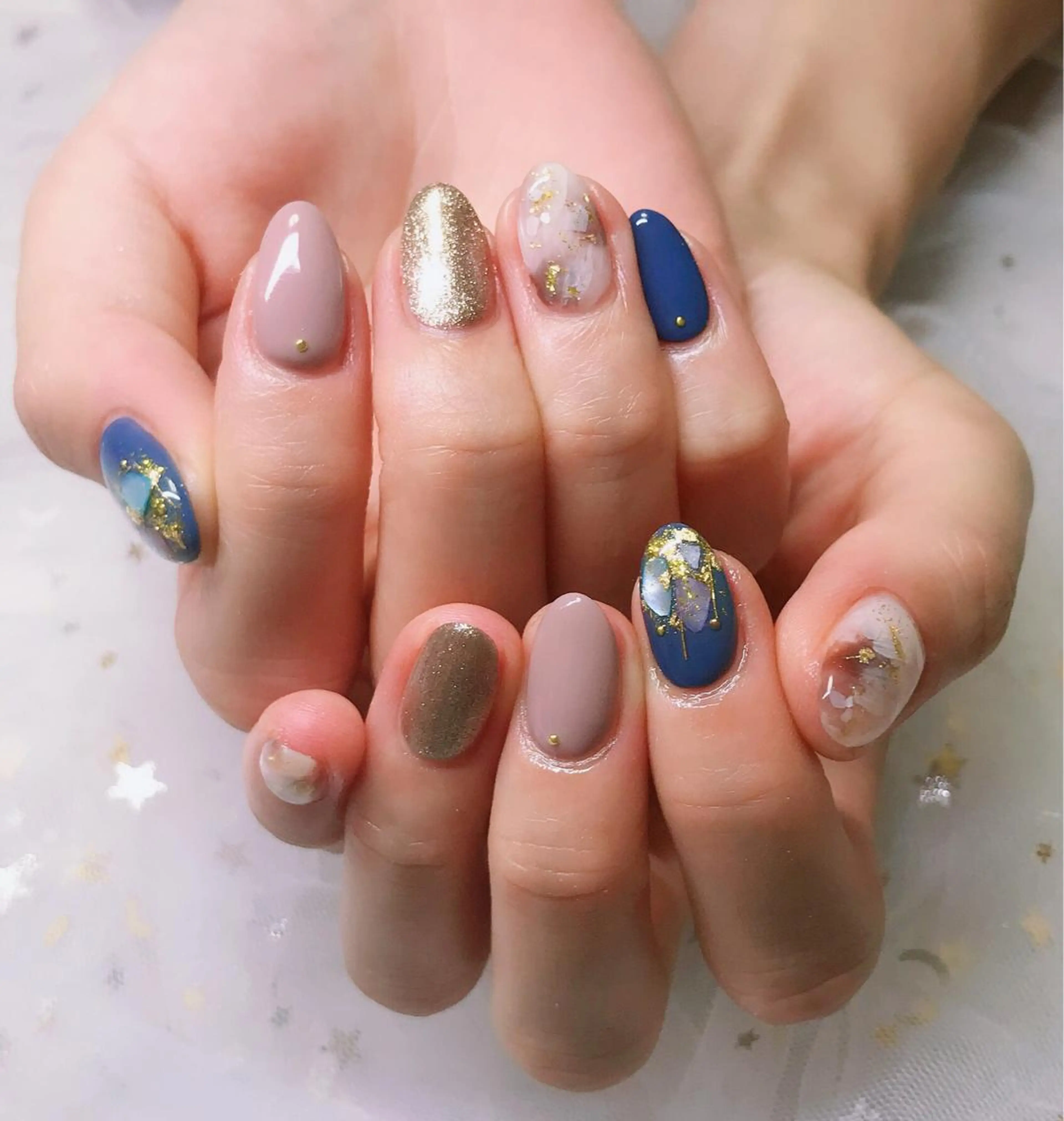 カラー ネイル Q Free nailsのネイルデザイン