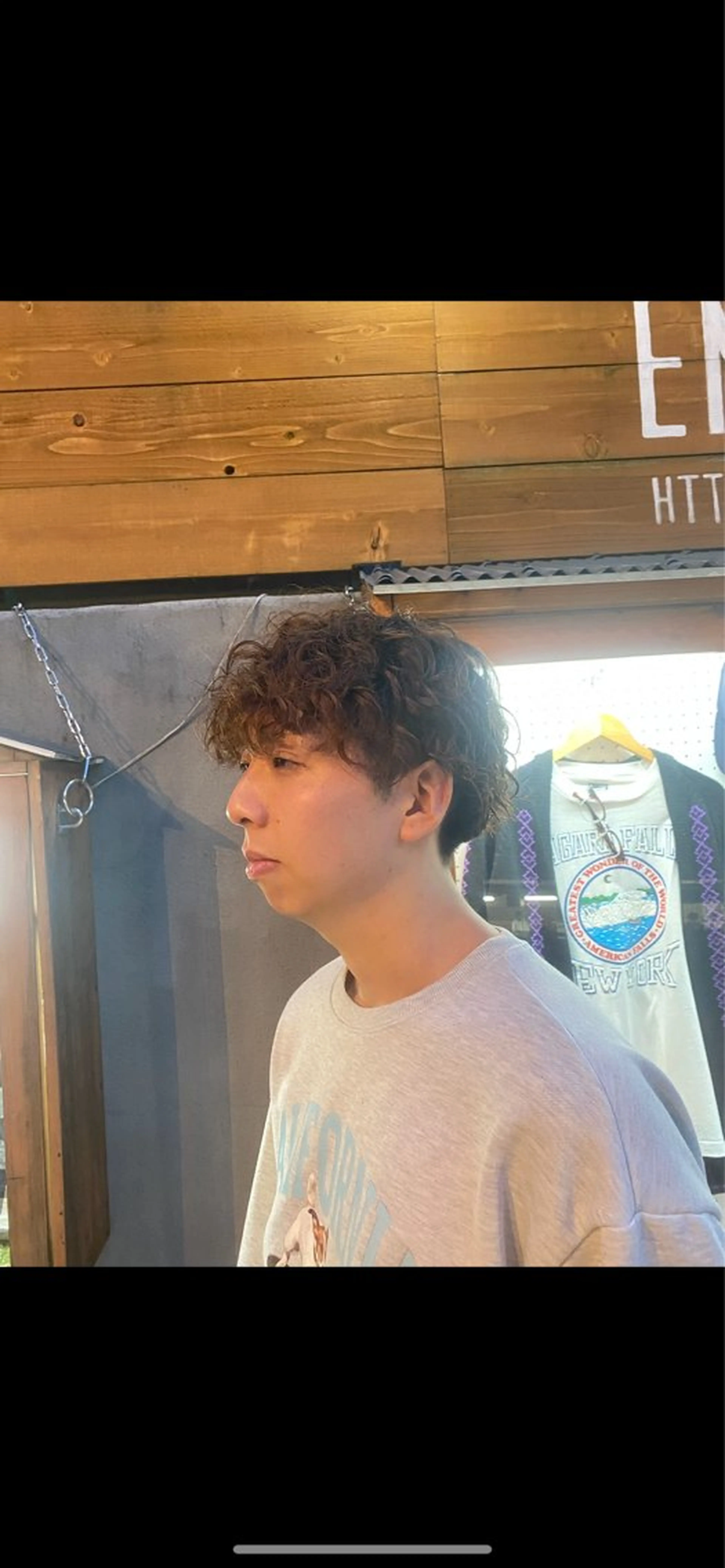 パーマ メンズ カット メンズ特化 エシカル　松原大将のヘアスタイル