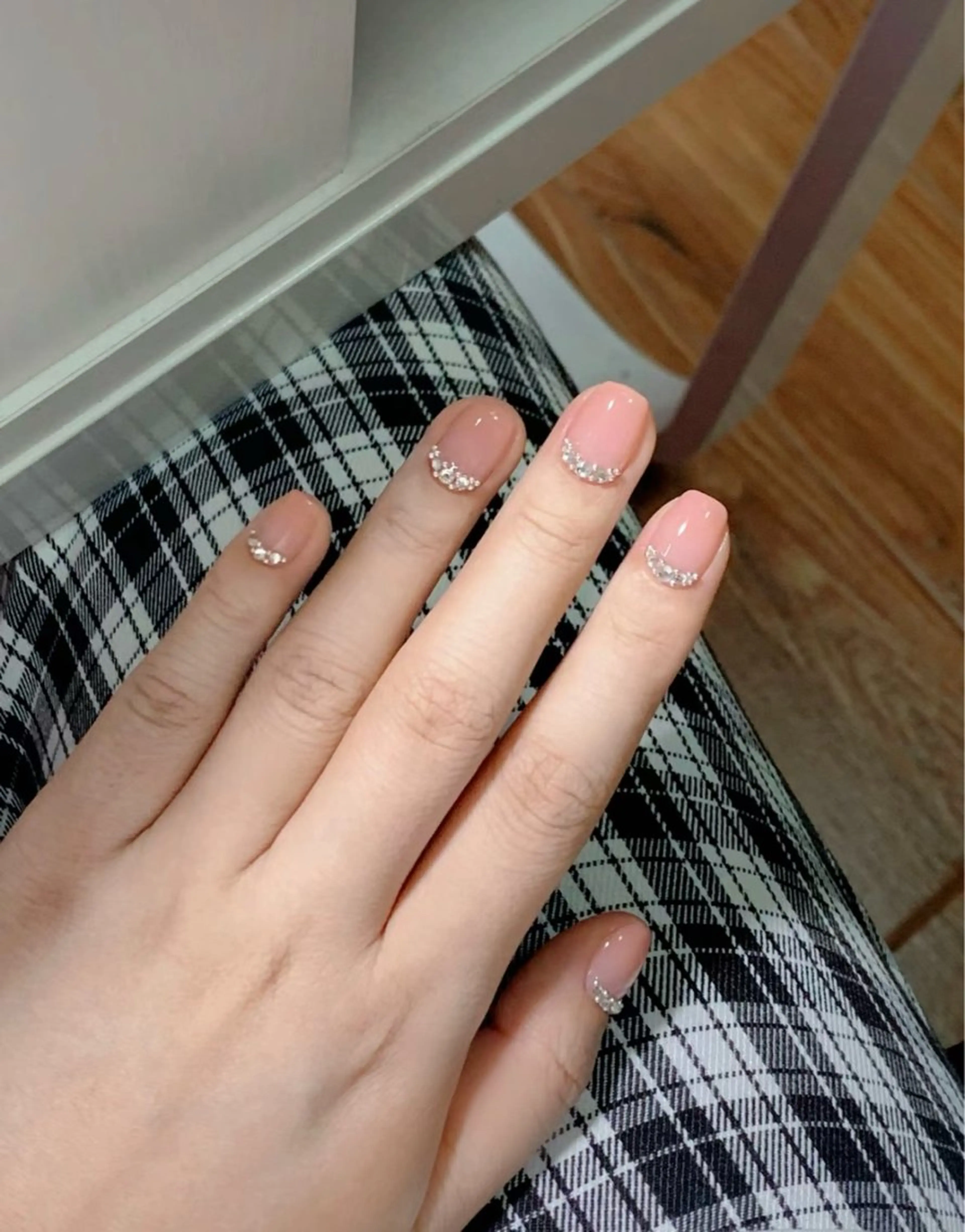 ネイル チークネイル 長さ出し マグネットネイル 持ち込み シンプルネイル 長出し専門店🎀 HARO💕Nailのネイルデザイン