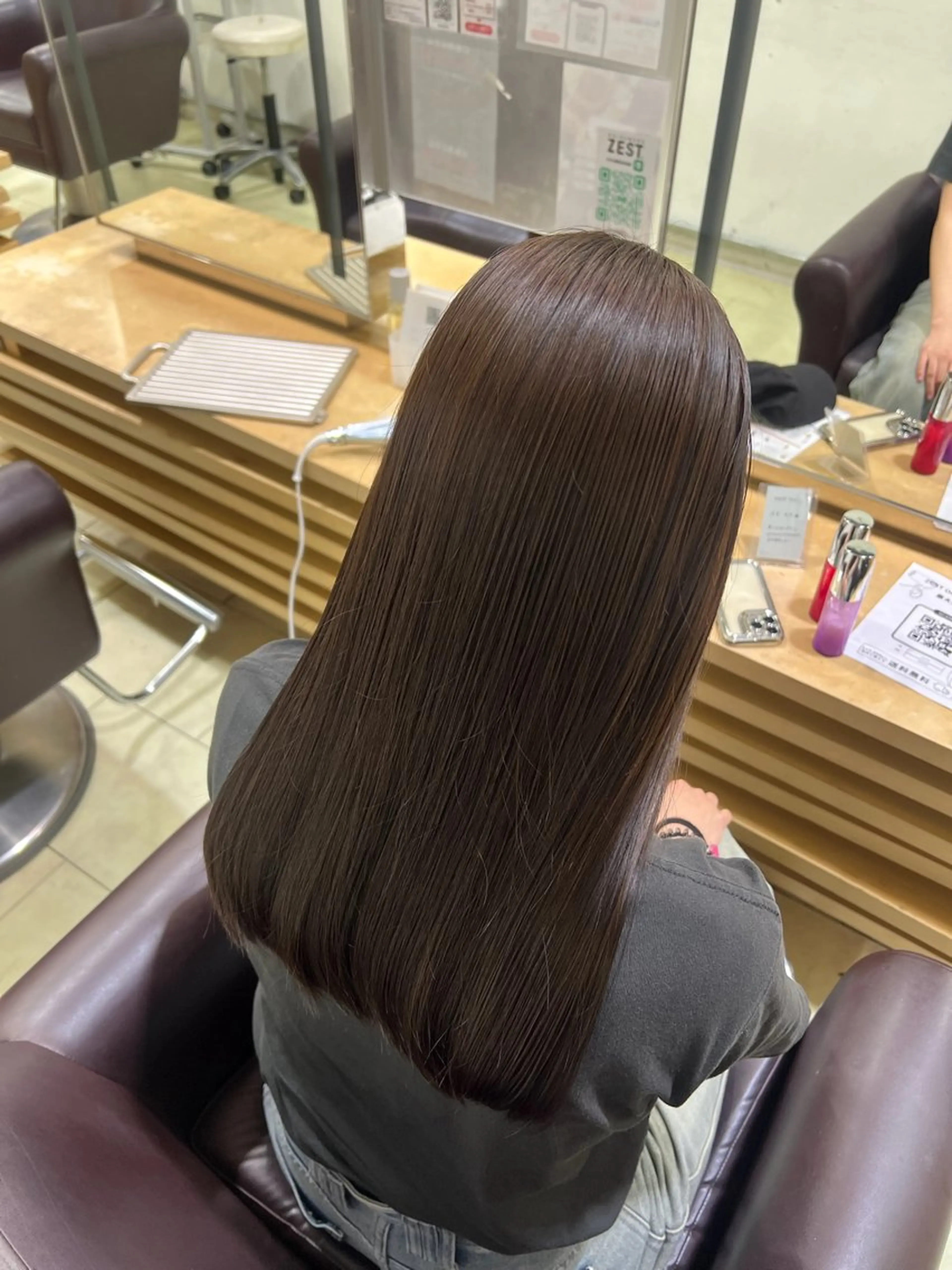 カラー カット ヘアカラー トリートメント 艶カラー/eye 🫧ྀི/栞のヘアスタイル