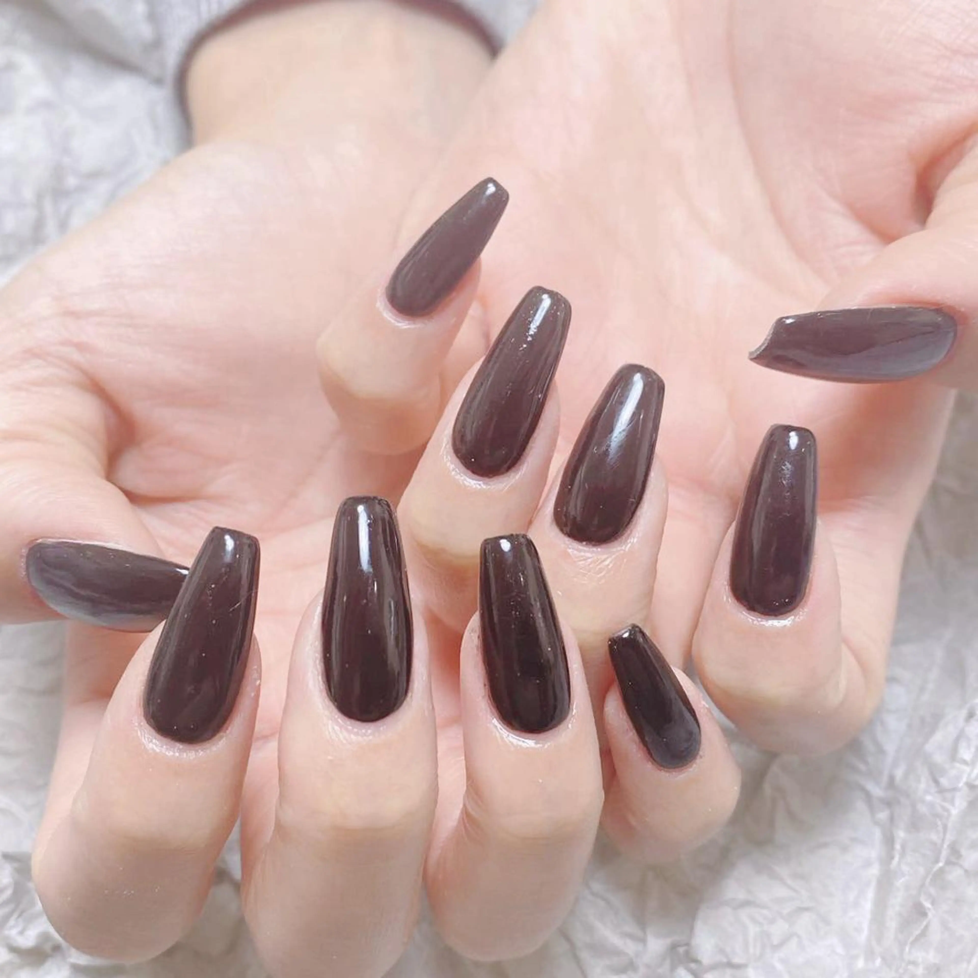 ネイル ワンカラーネイル ハンドネイル DIAMOND 💦のネイルデザイン