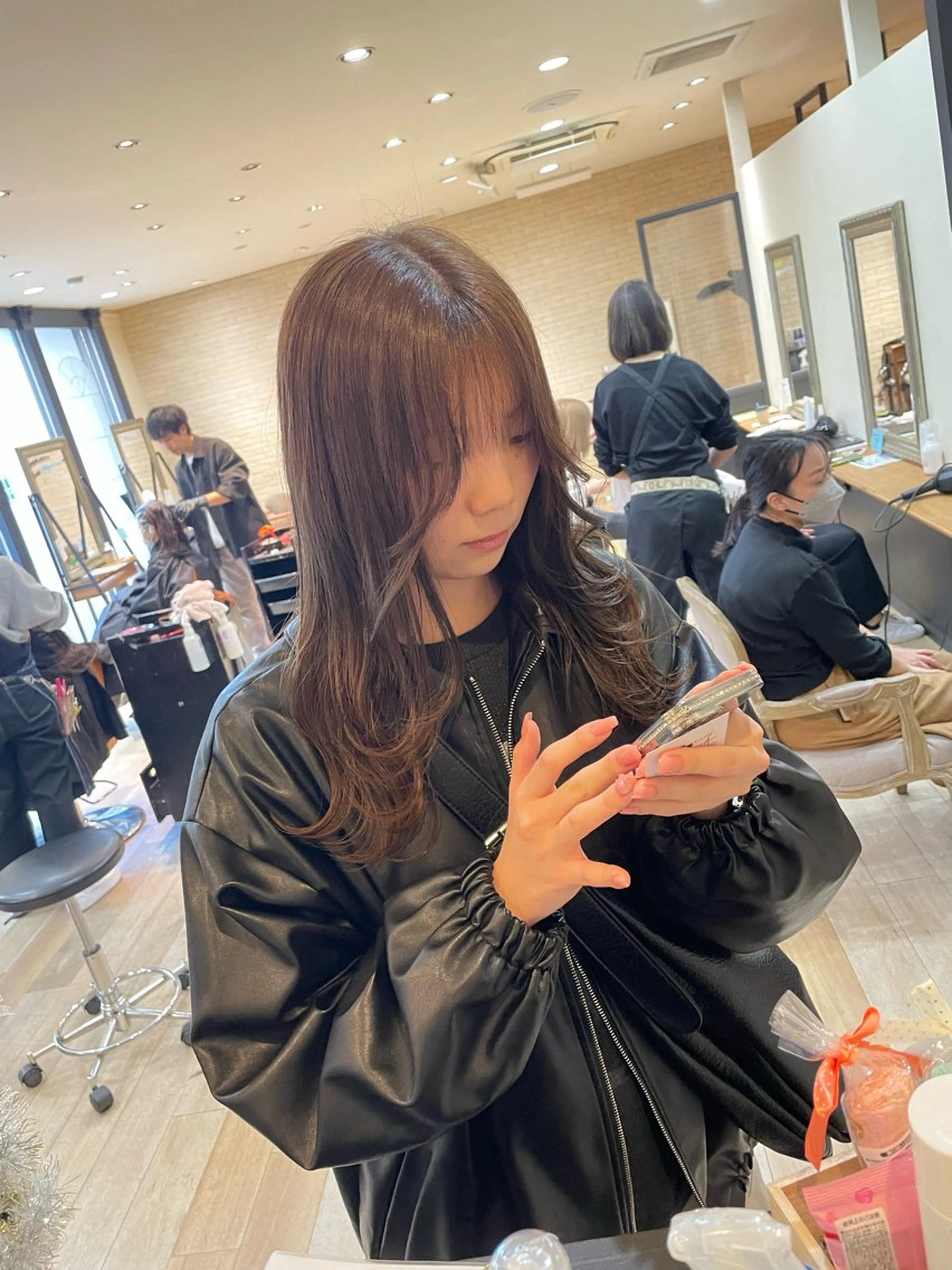 ロング 亀川蓮 Agu hairのヘアスタイル