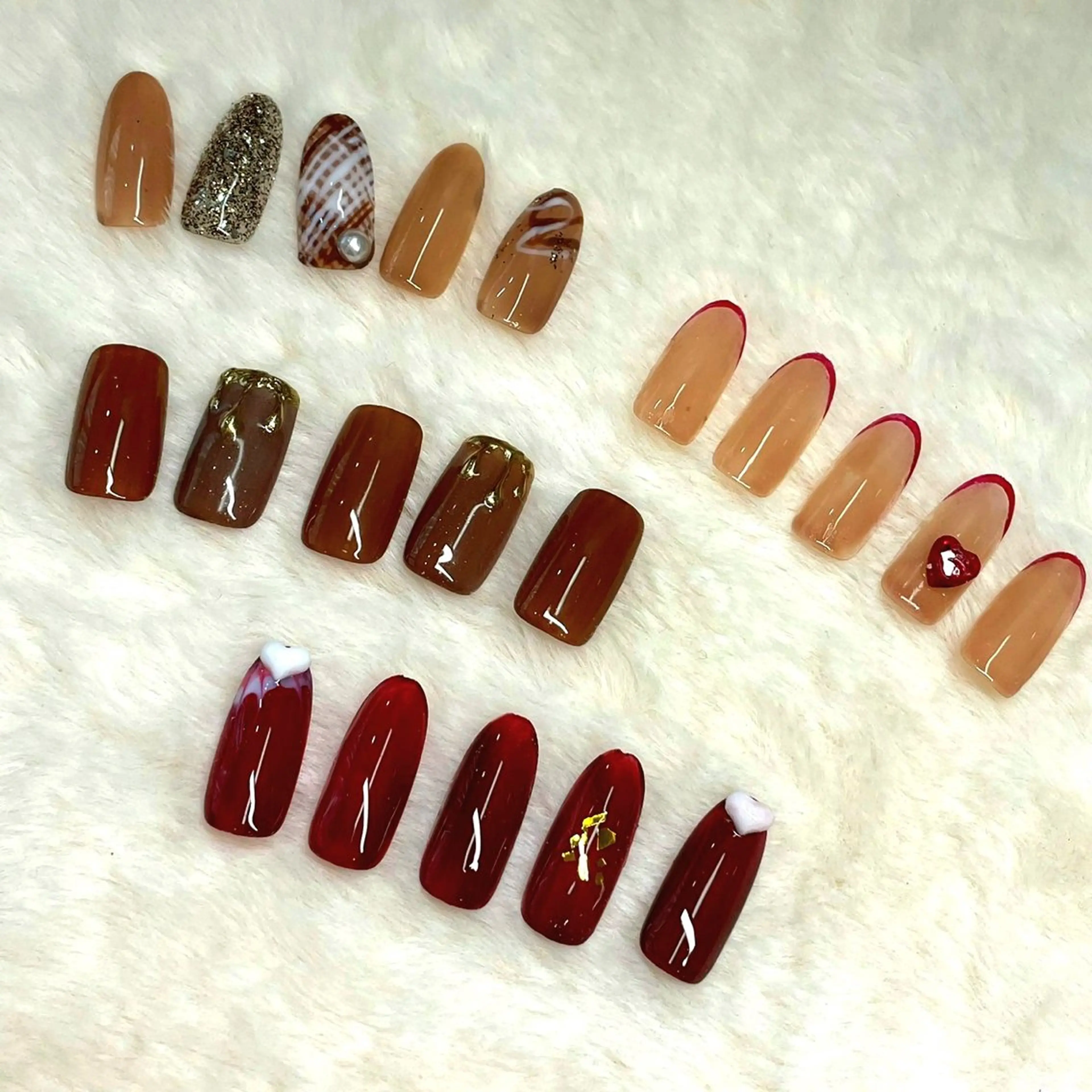 ネイル バレンタイン 心斎橋Salon Epokkuのネイルデザイン