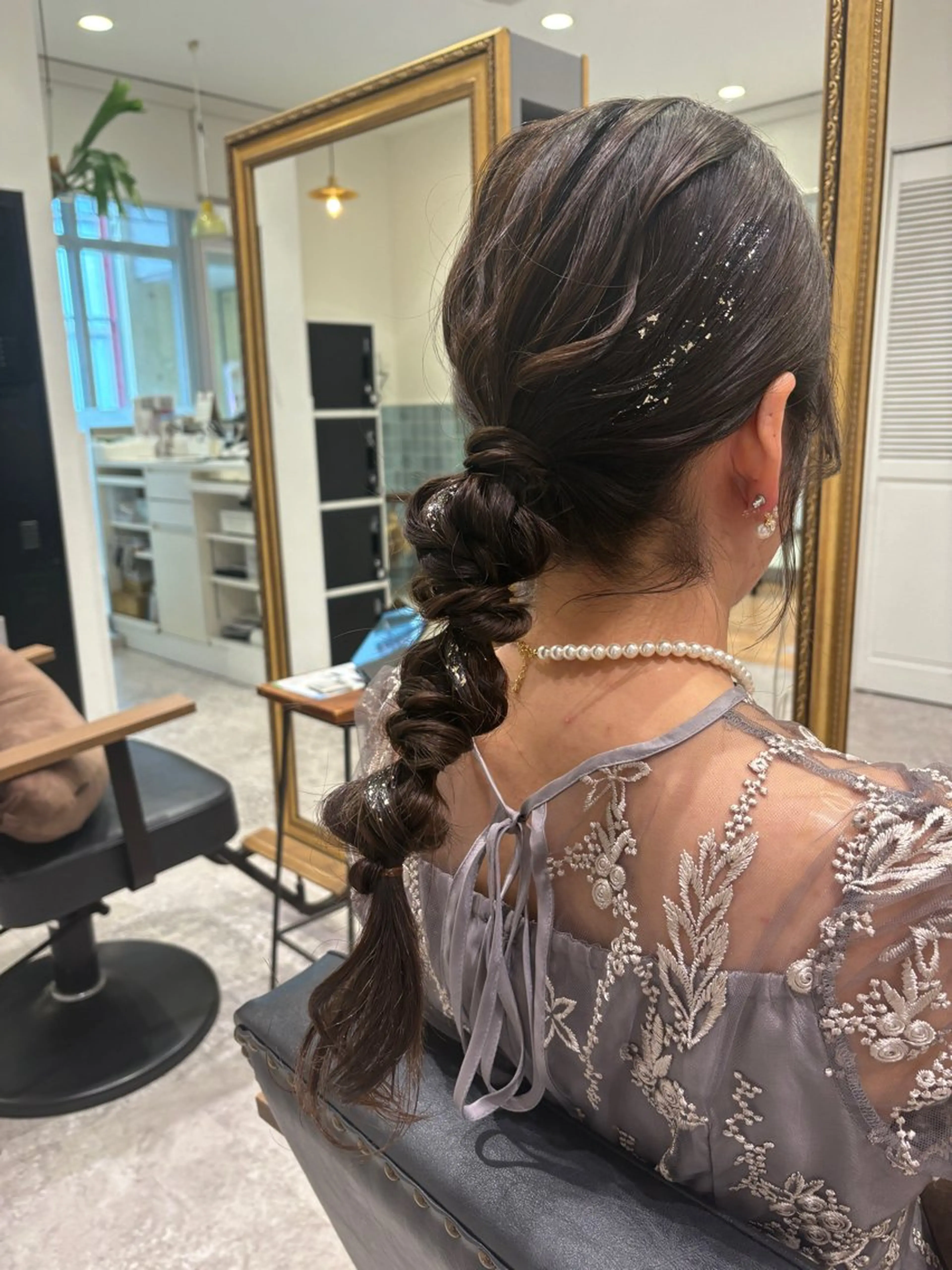 ヘアアレンジ ヘアセット ピンクカラーアレンジ 🩷AYANA🩷のヘアスタイル