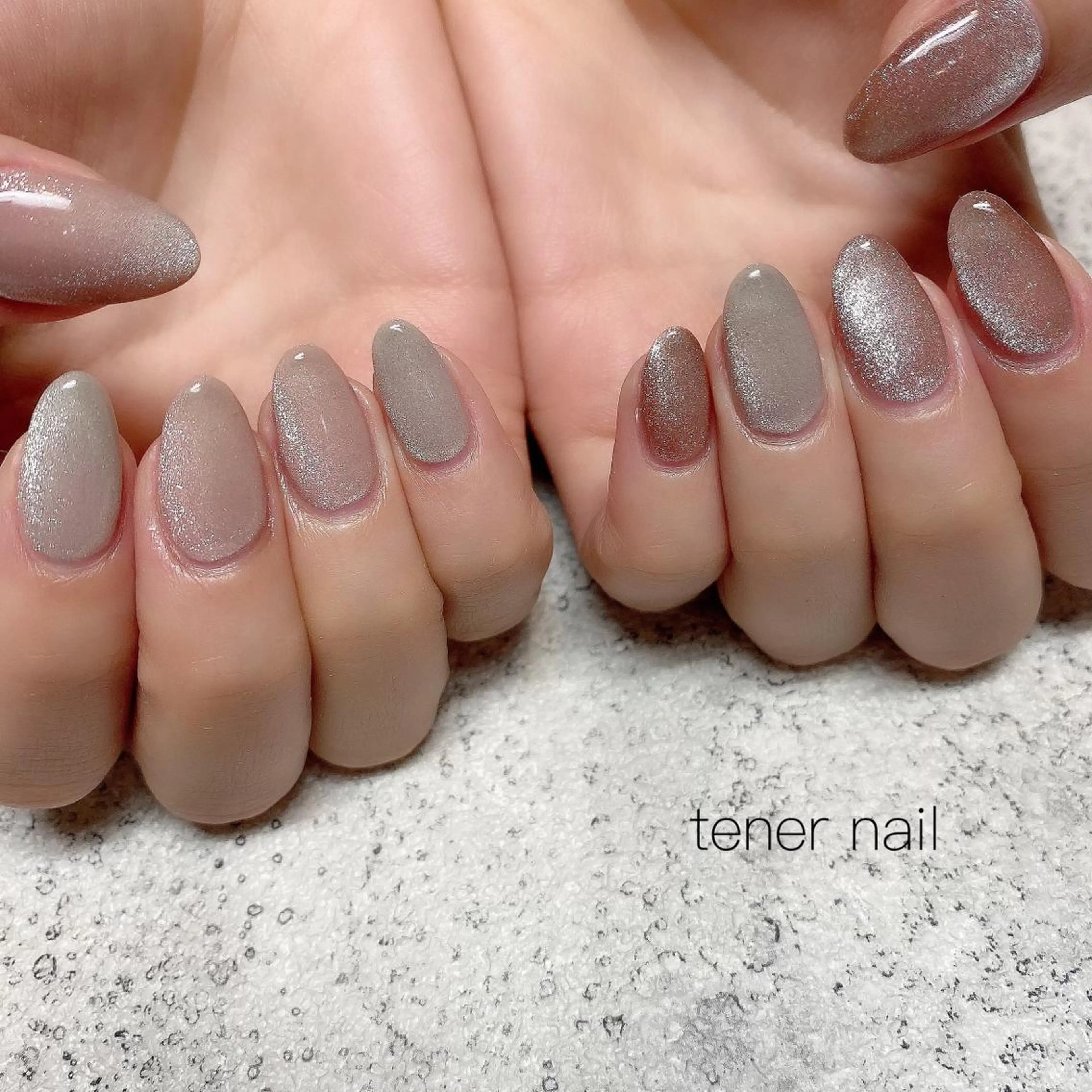 ネイル マグネットネイル 春ネイル tener  nail  テネルネイル所属・テネルネイル tener nailのネイルデザイン