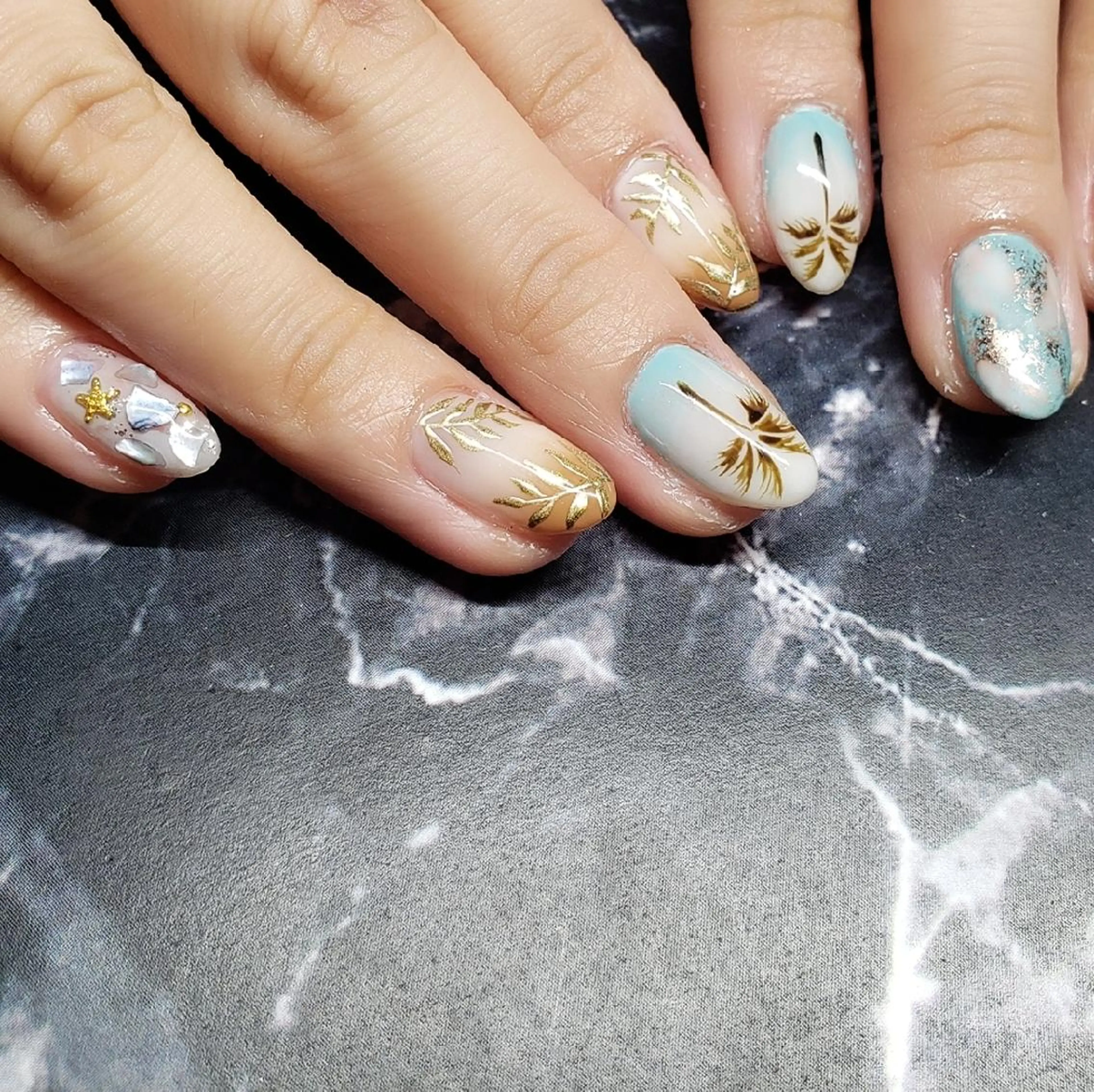 ネイル ショート クロキ 。のネイルデザイン