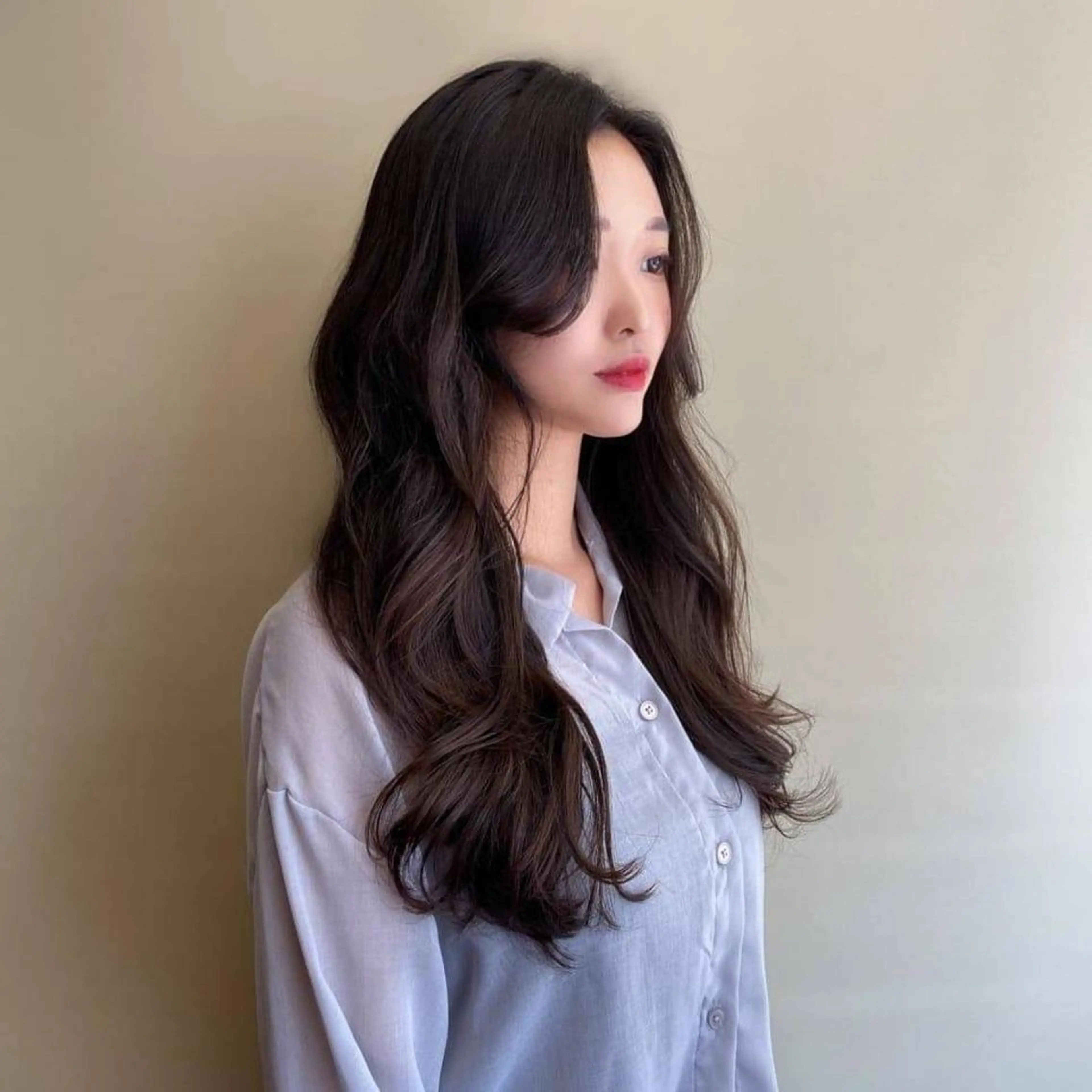 ロング 韓国特化🇰🇷 エクステのヘアスタイル