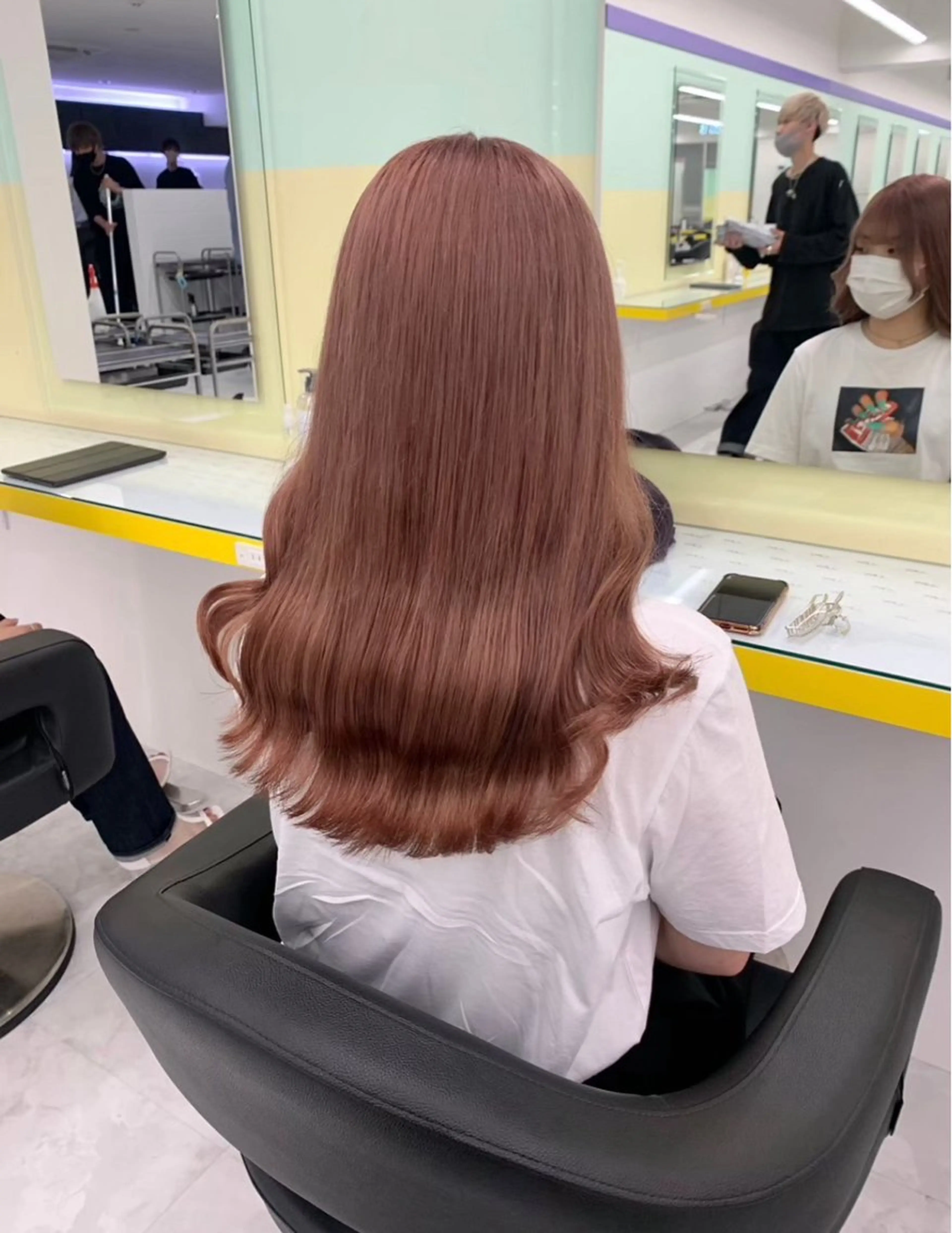 カラー ブリーチ ブリーチなしカラー 髪質改善 🍒艶髪/ヘッドスパ 🍒FUTA🍒のヘアスタイル