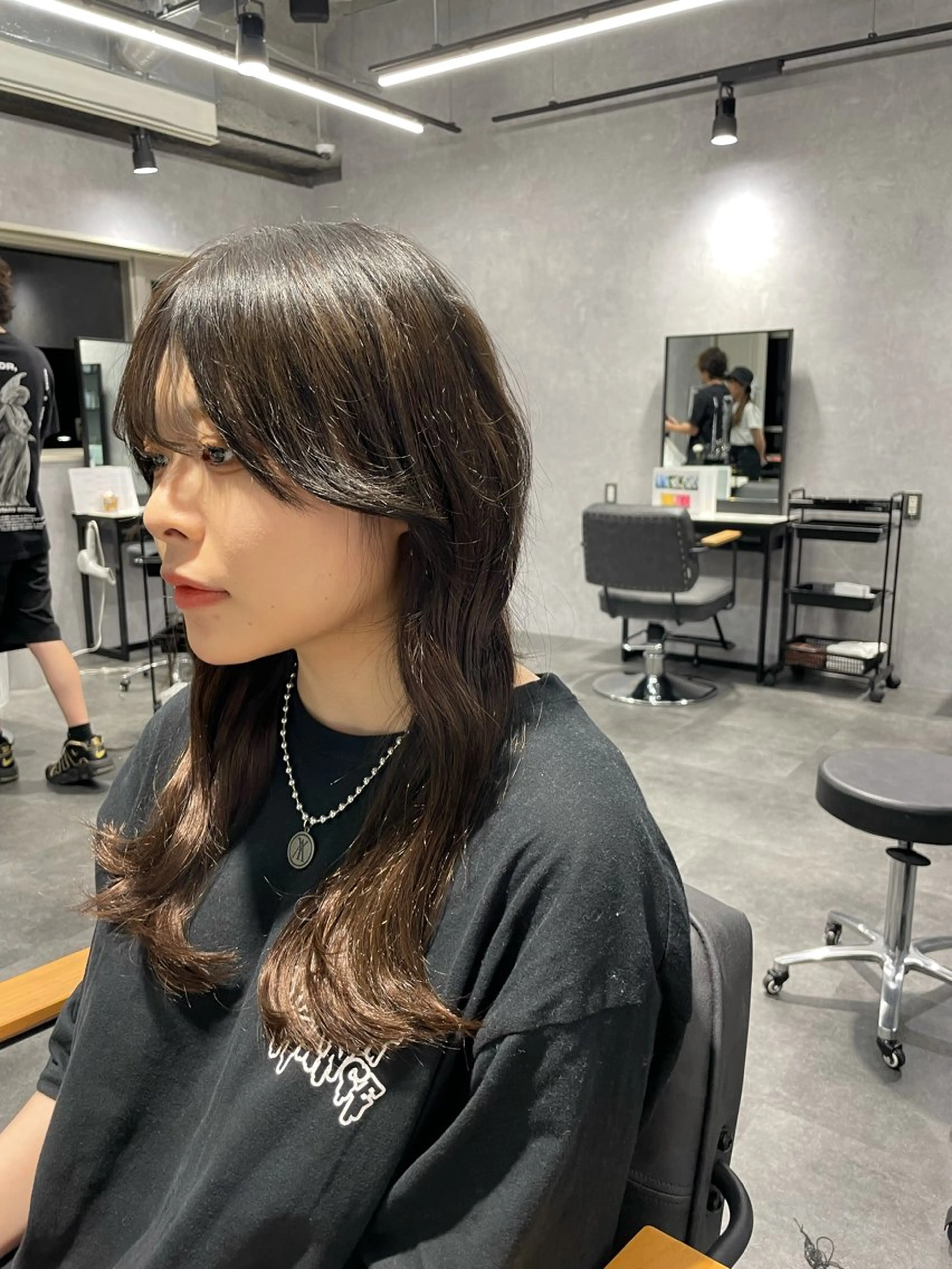 ロング プルエクステ エクステ 江田 悠真のヘアスタイル