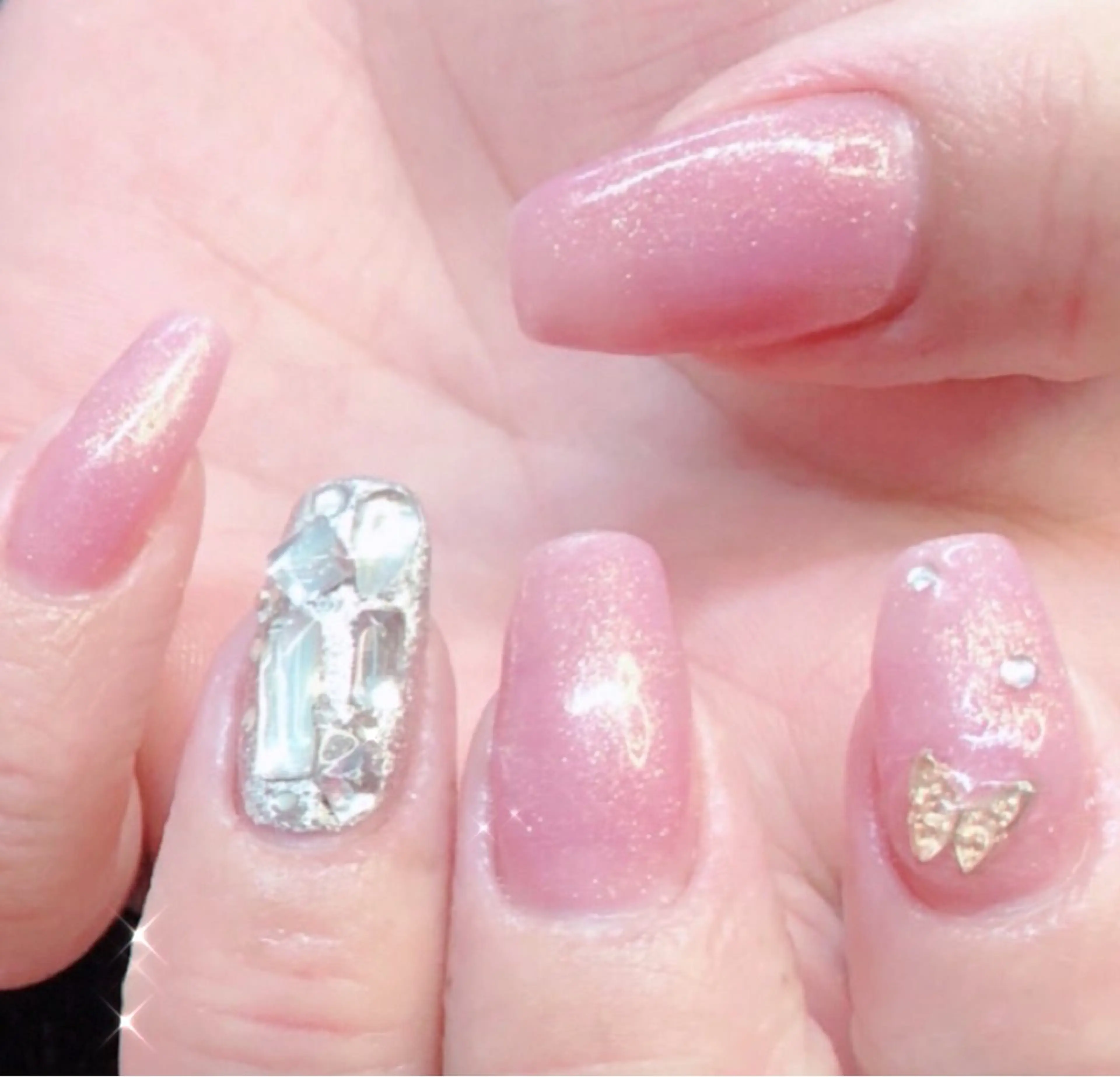 ネイル オーロラネイル フットネイル ジェルネイル ハート 韓国ネイル ハンドネイル ハンドケア 大門浜松町 ネイルのネイルデザイン