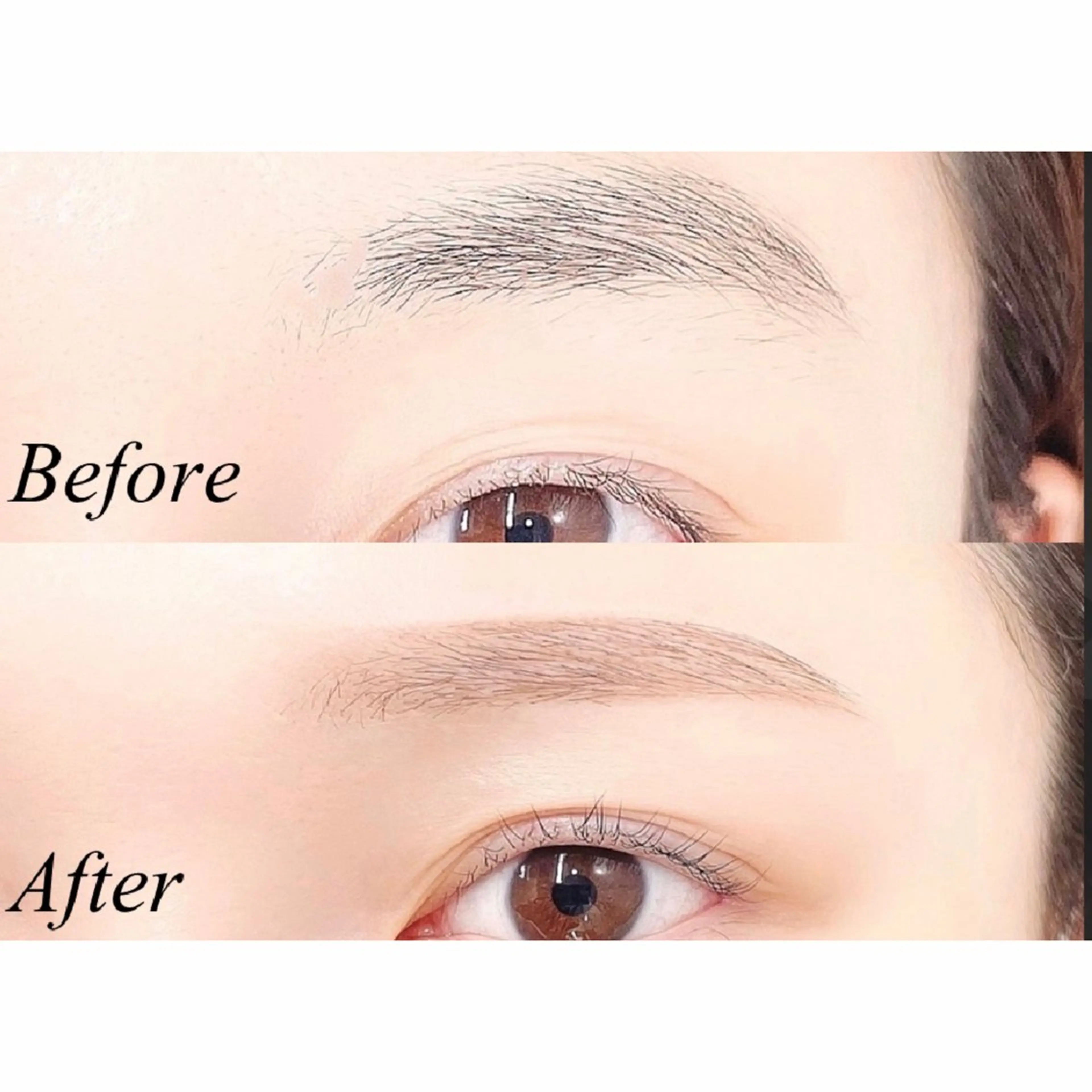 《平日×当日限定🤍》美眉アイブロウWAX (メイク込) ¥2800の写真