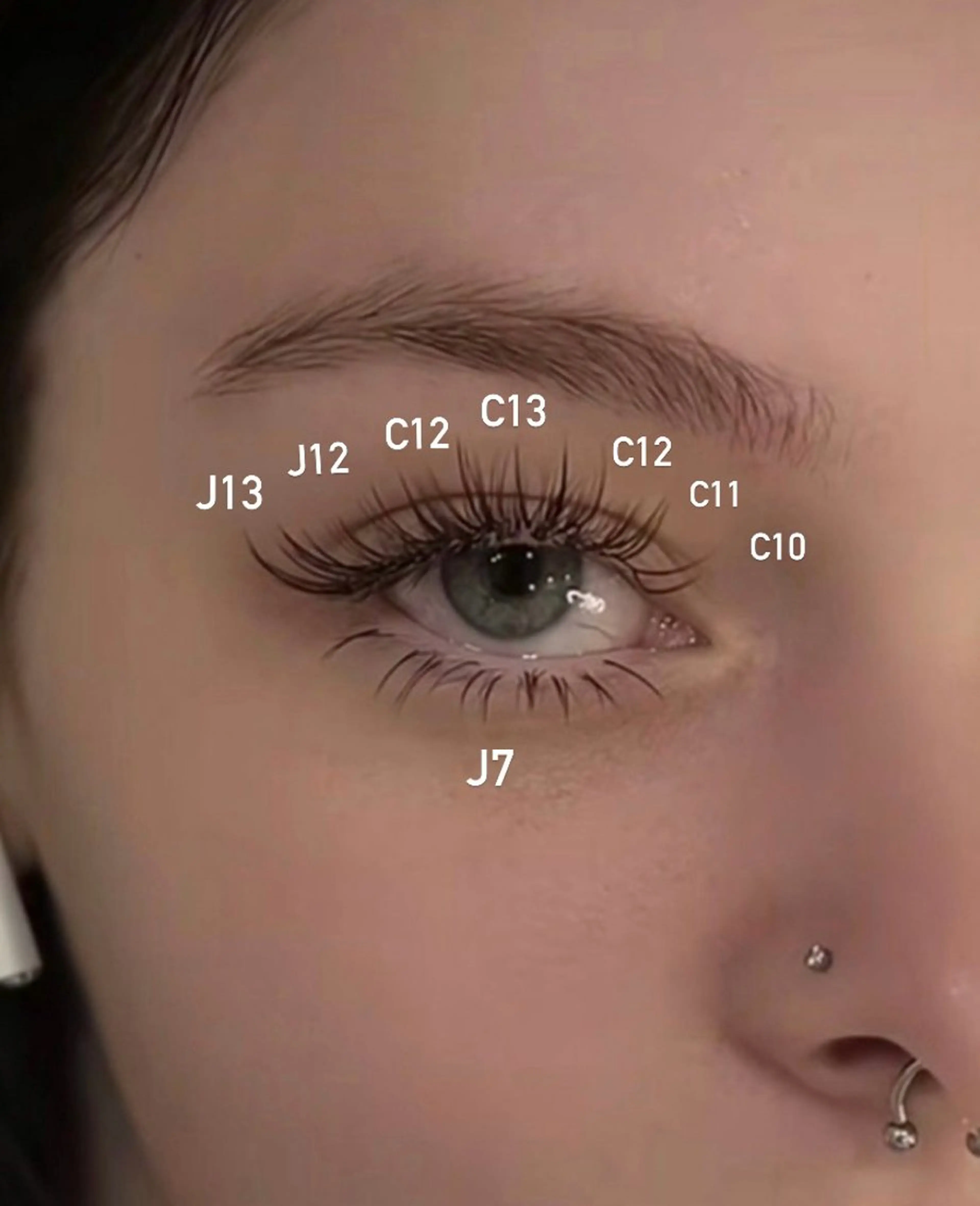 𝐅𝐥𝐚𝐭 𝐥𝐚𝐬𝐡 𝟏𝟐𝟎 +下まつ毛付け放題🍥⋆✴︎˚ #フラットラッシュの写真