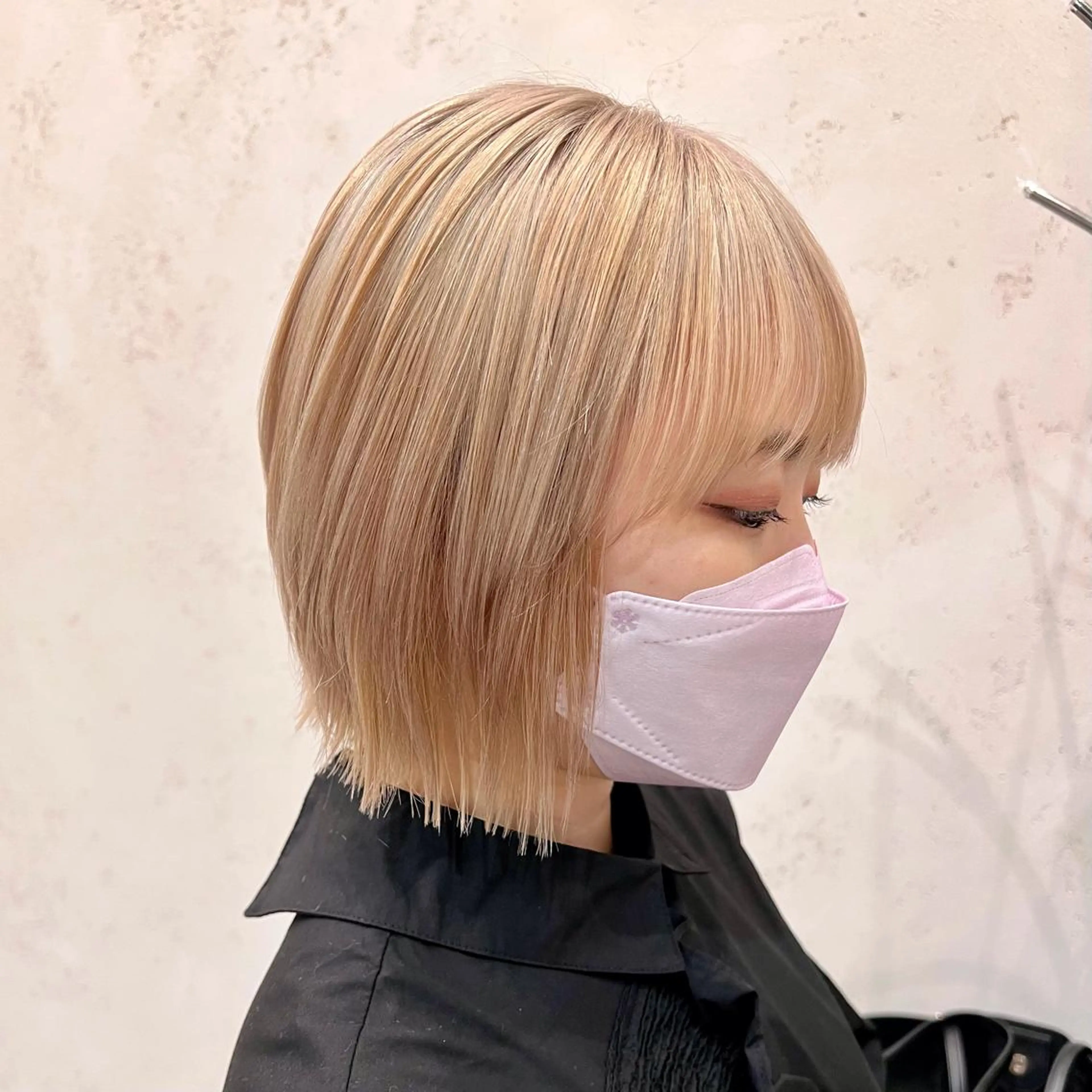 ミディアム カラー ヘアカラー トリートメント ヘアセット 【海外風カラー】 ⭐︎DEAN名駅店☆のヘアスタイル
