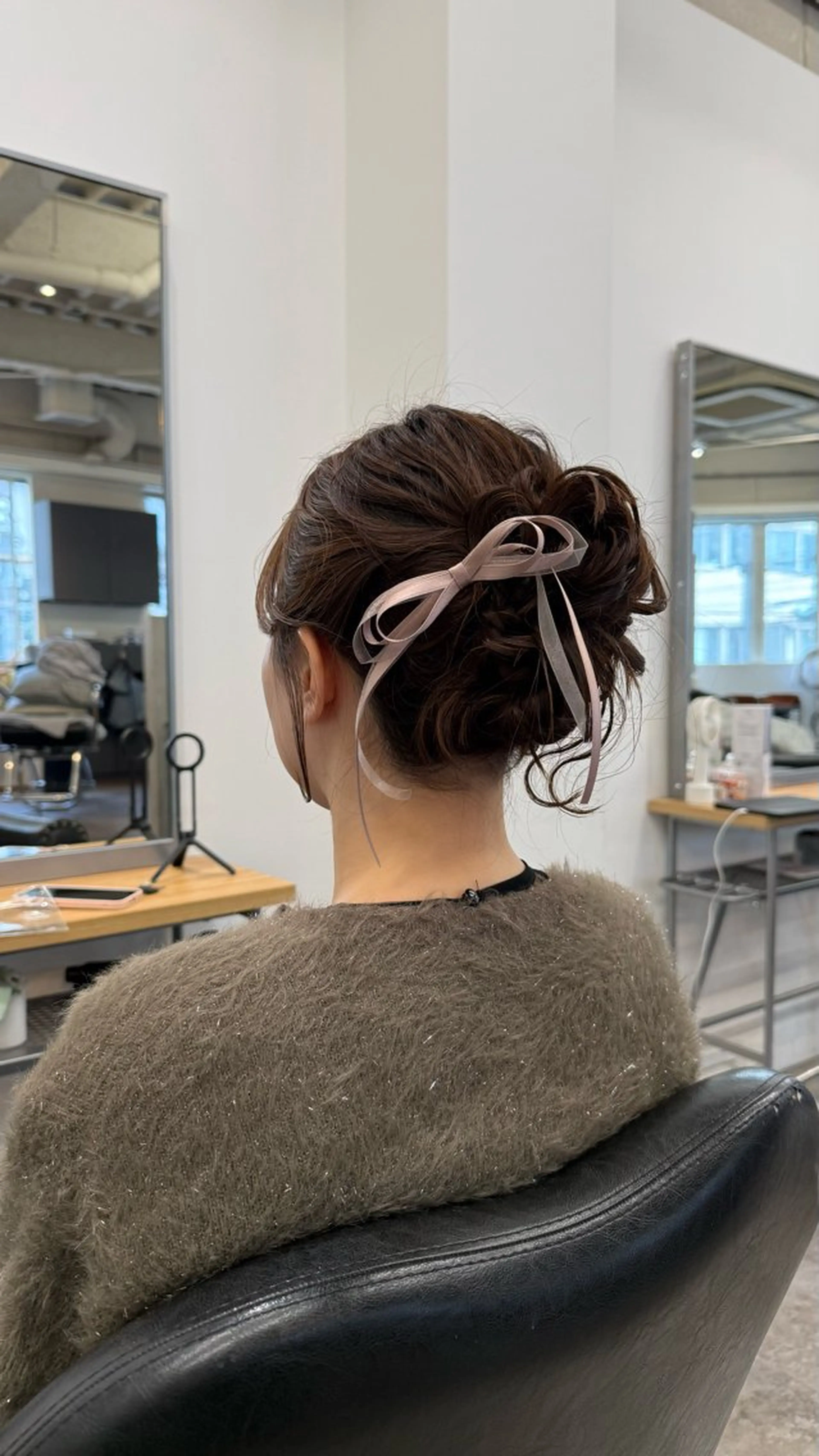 ヘアアレンジ 結婚式・ブライダル ヘアセット バレイヤージュモデル 募集👒ヨンスクのヘアスタイル