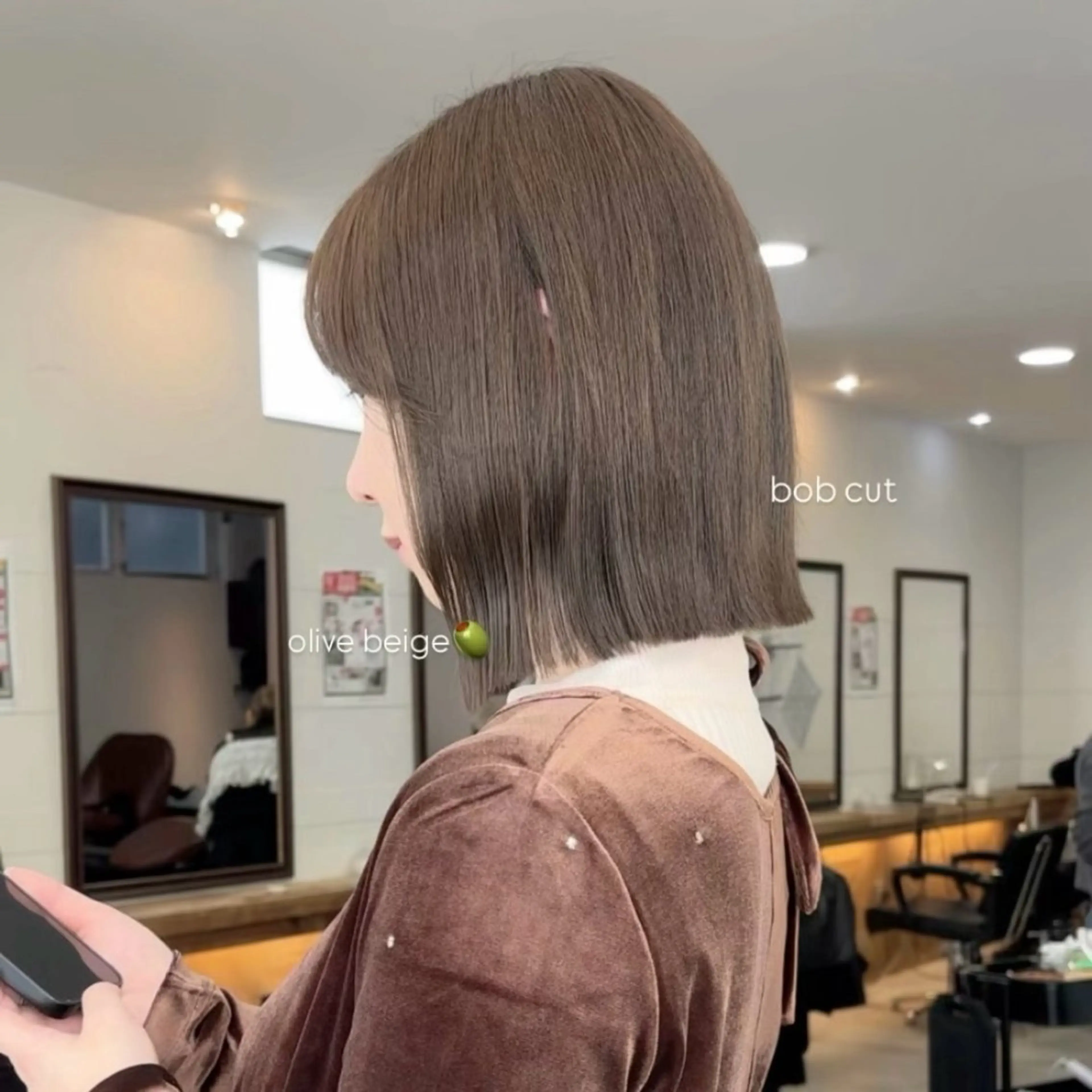 ✨️期間限定✨️ボブメニュー ブリーチなしダブルカラー(カット込み)※補足説明をご覧下さいの写真