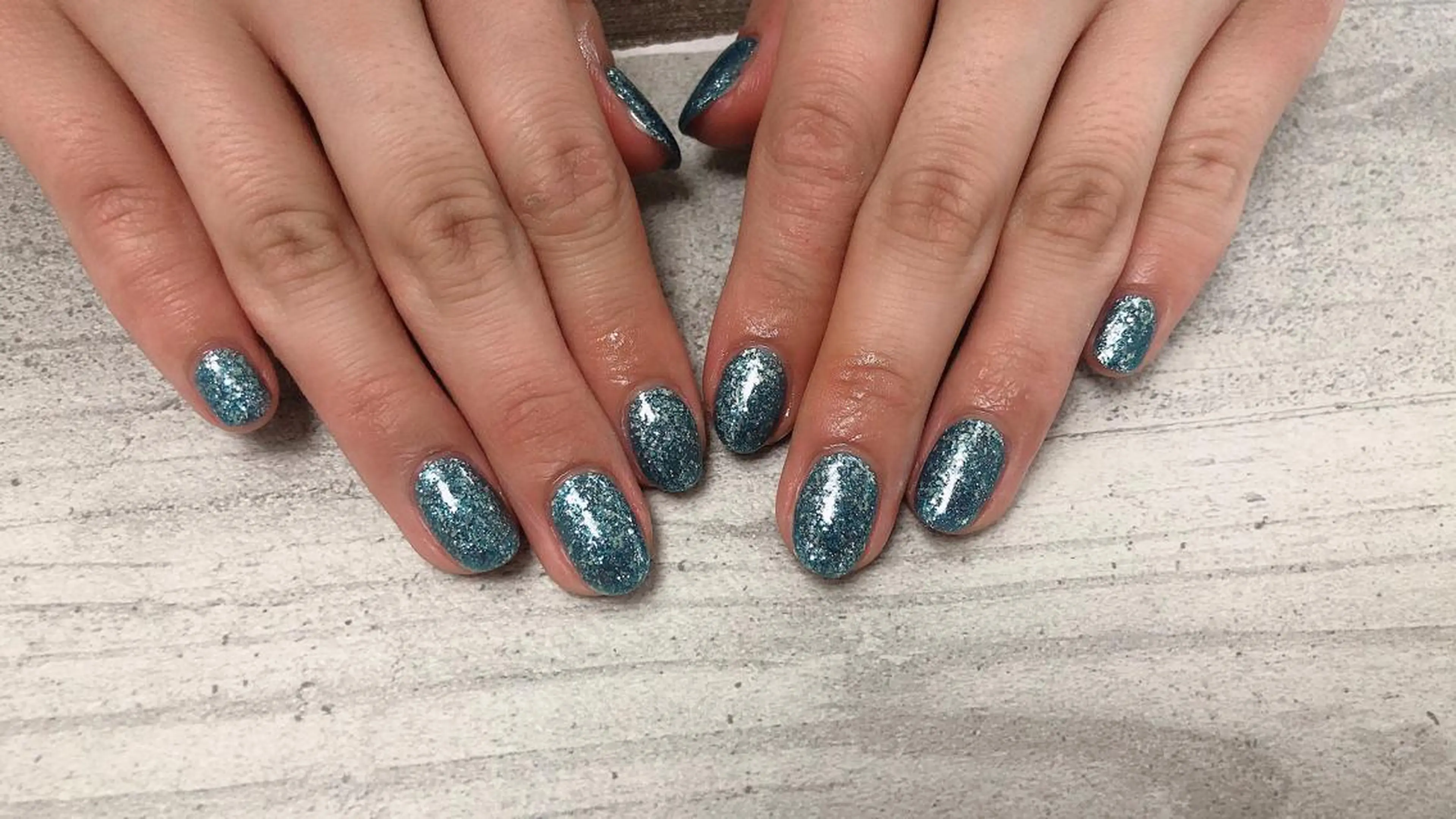 ネイル キラキラネイル ワンカラーネイル ハンドネイル Mogu nail 二子玉川のネイルデザイン