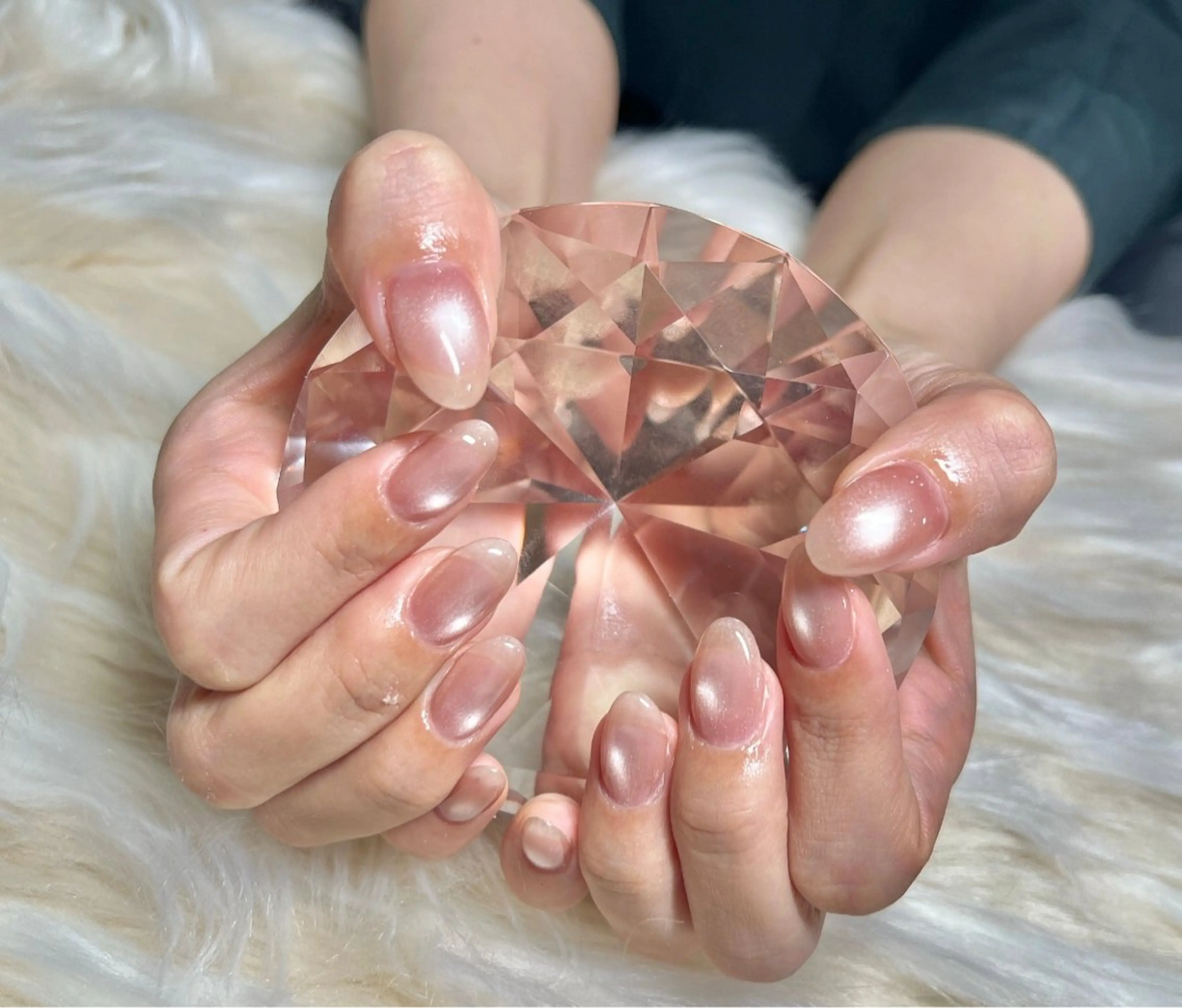 ネイル 長さ出し フットネイル フレンチネイル ジェルネイル グラデーション ハンドネイル Nail&eye Belire 新宿のネイルデザイン