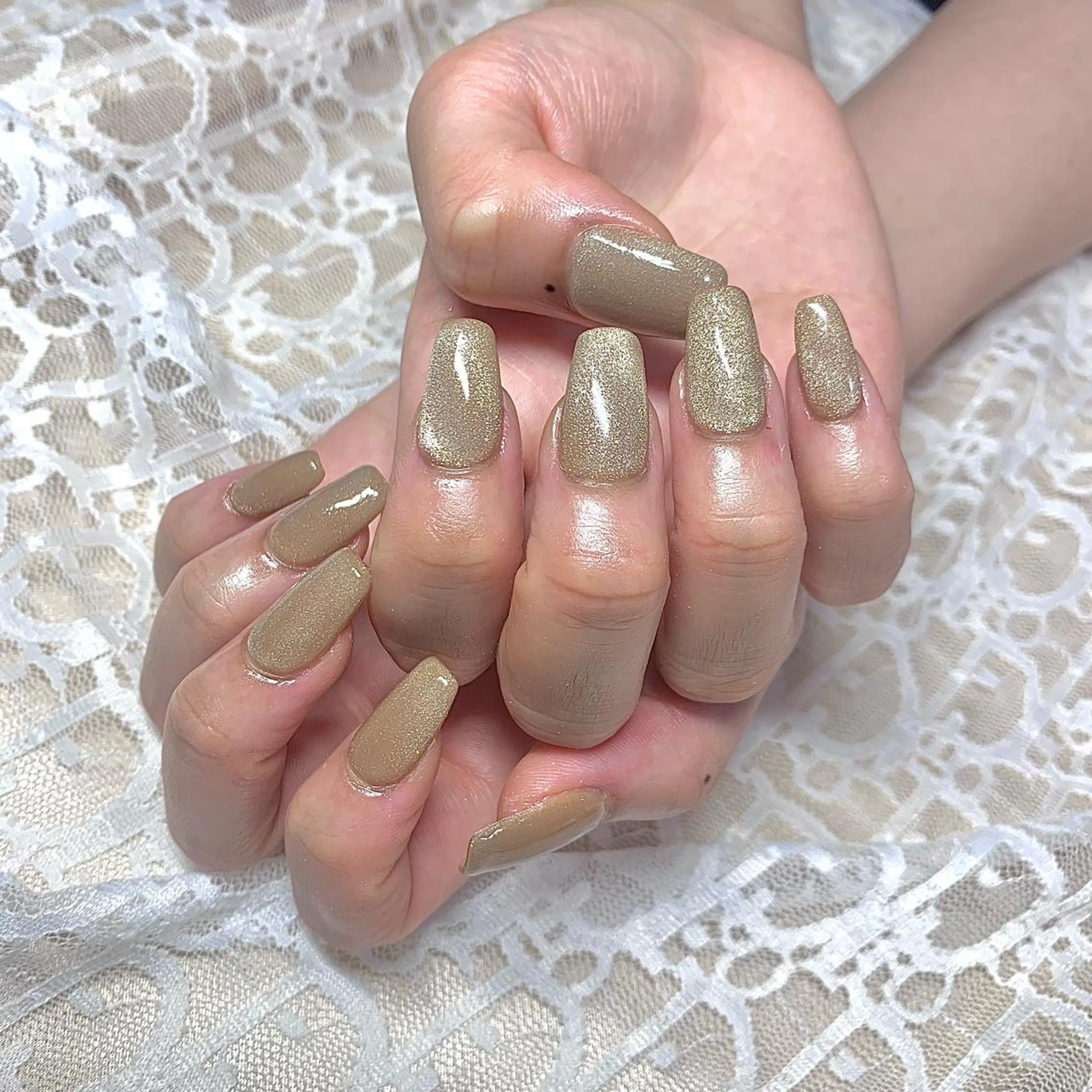 ネイル マグネットネイル マグネットワンカラー ワンカラーネイル élu by Noriko 前原のネイルデザイン