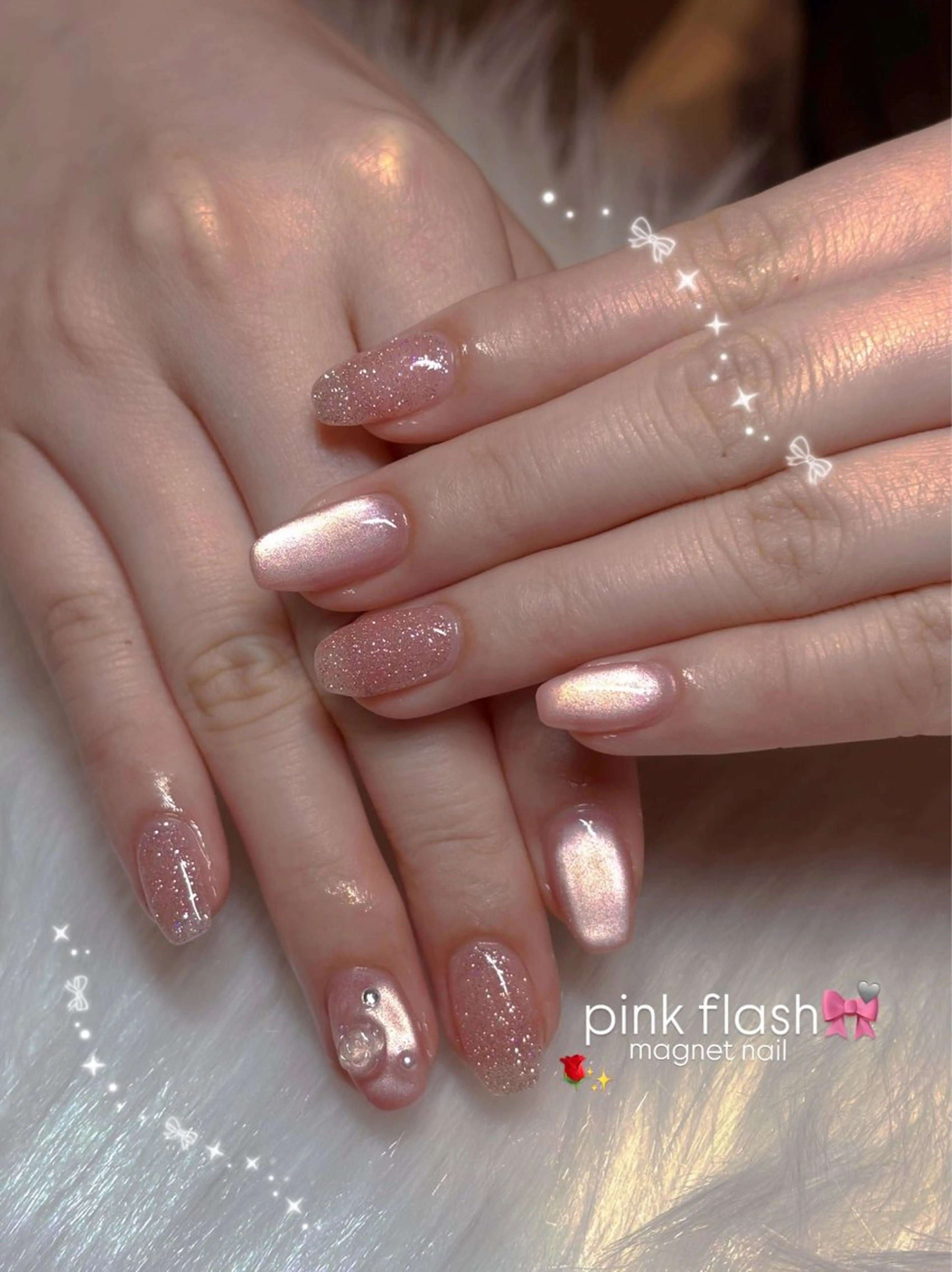 ネイル 持ち込み peach nail ayakaのネイルデザイン