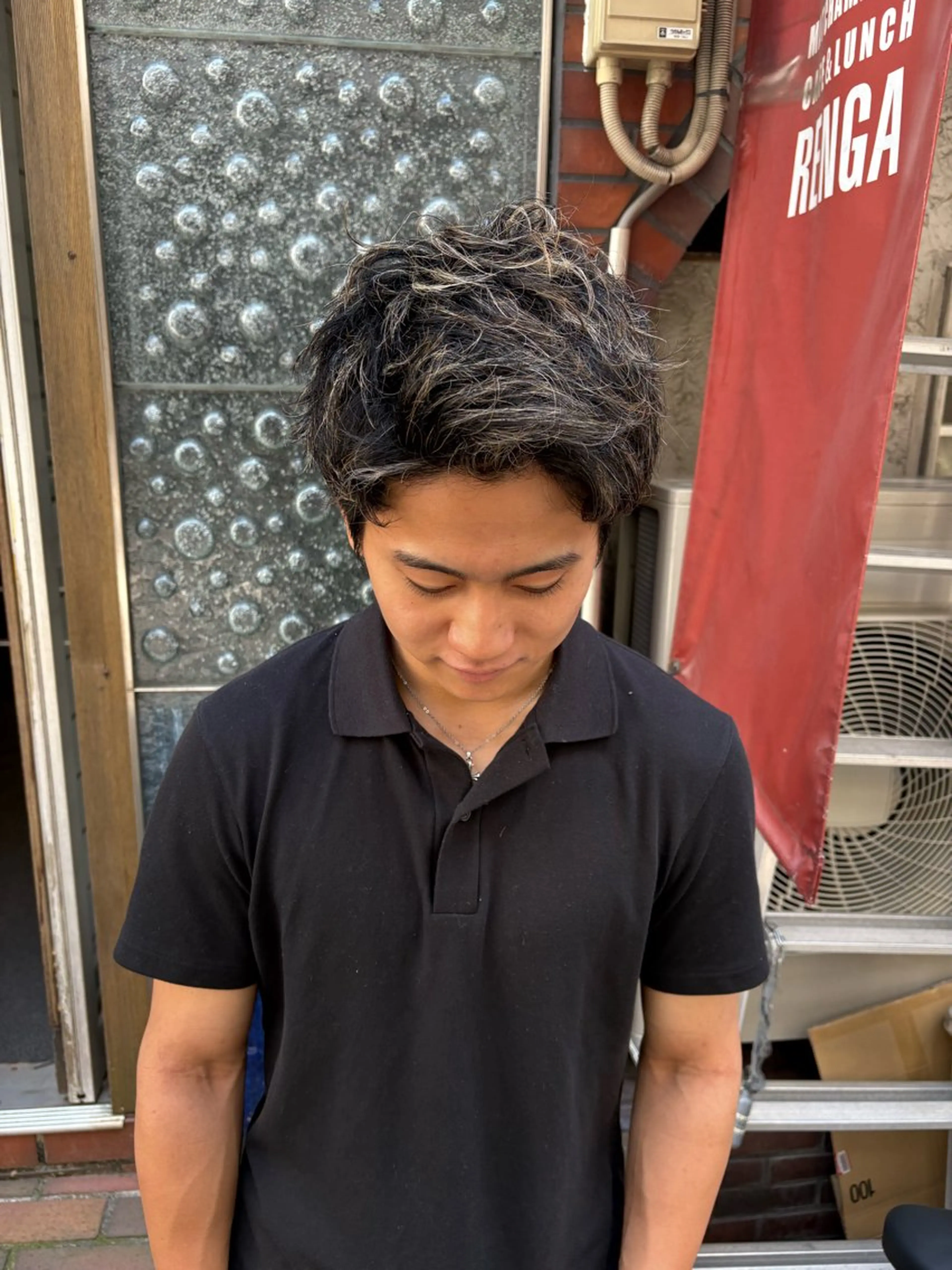 カラー ハイライトカラー ヘアカラー 大浜 美咲のヘアスタイル