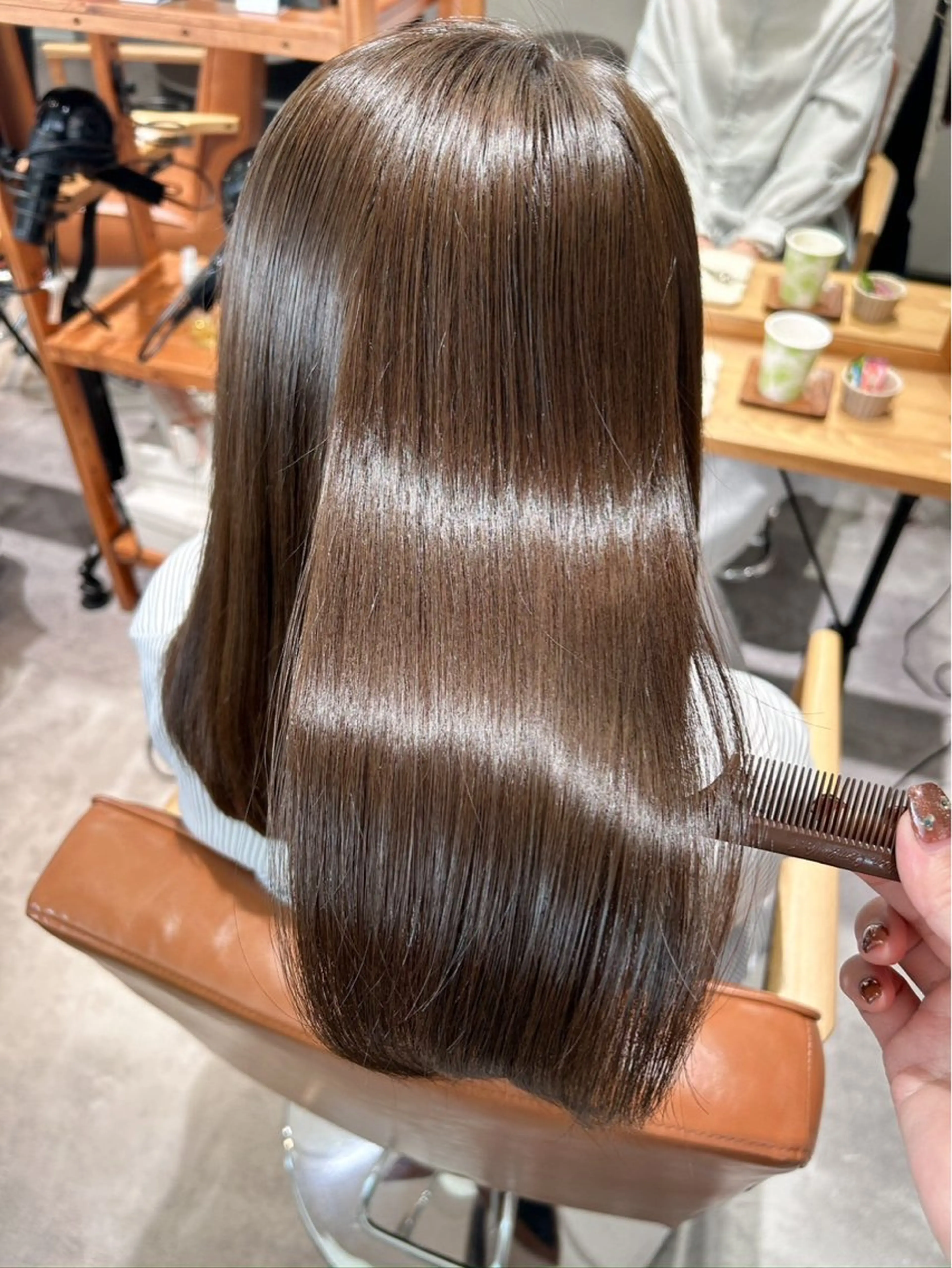 ロング カラー ブラウンカラー ヘーゼル 🩵近藤 莉子🩵のヘアスタイル