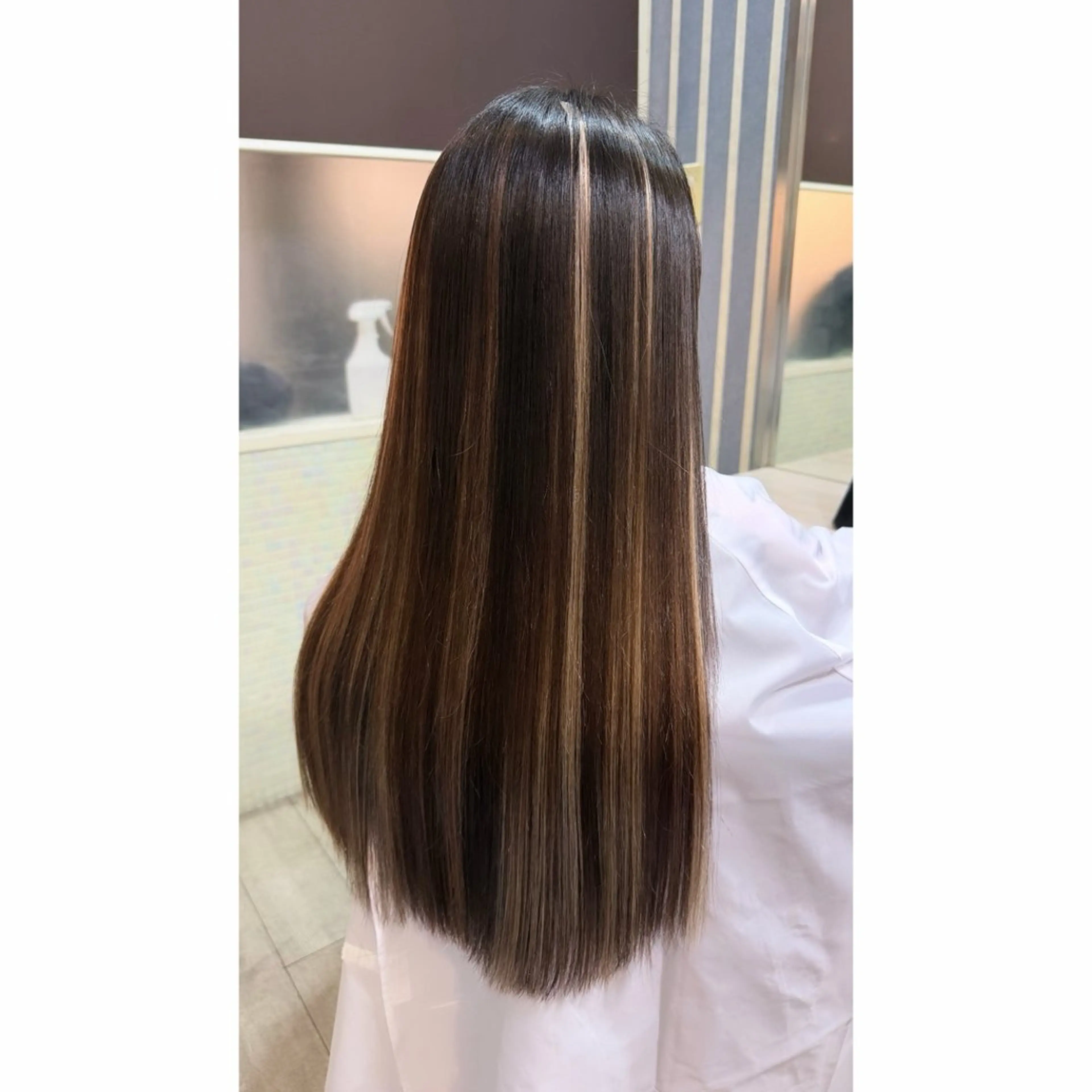 ロング エクステ ハイライト エクステ beaute錦糸町 🦖⋆͛yuka💚のヘアスタイル