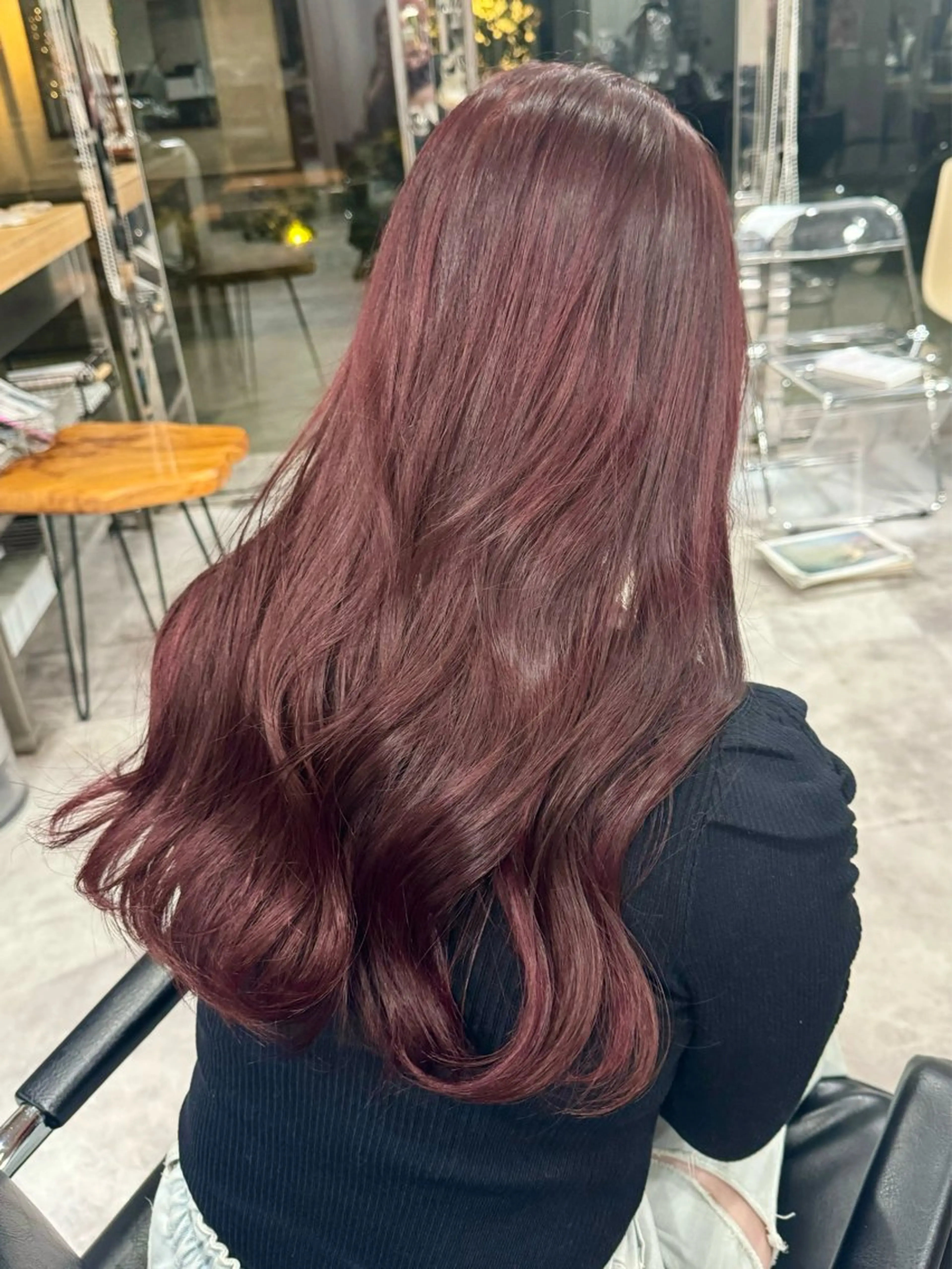 ロング REDEAL SHIBUYA所属・maya/レイヤー カット/ミインパーマのヘアスタイル