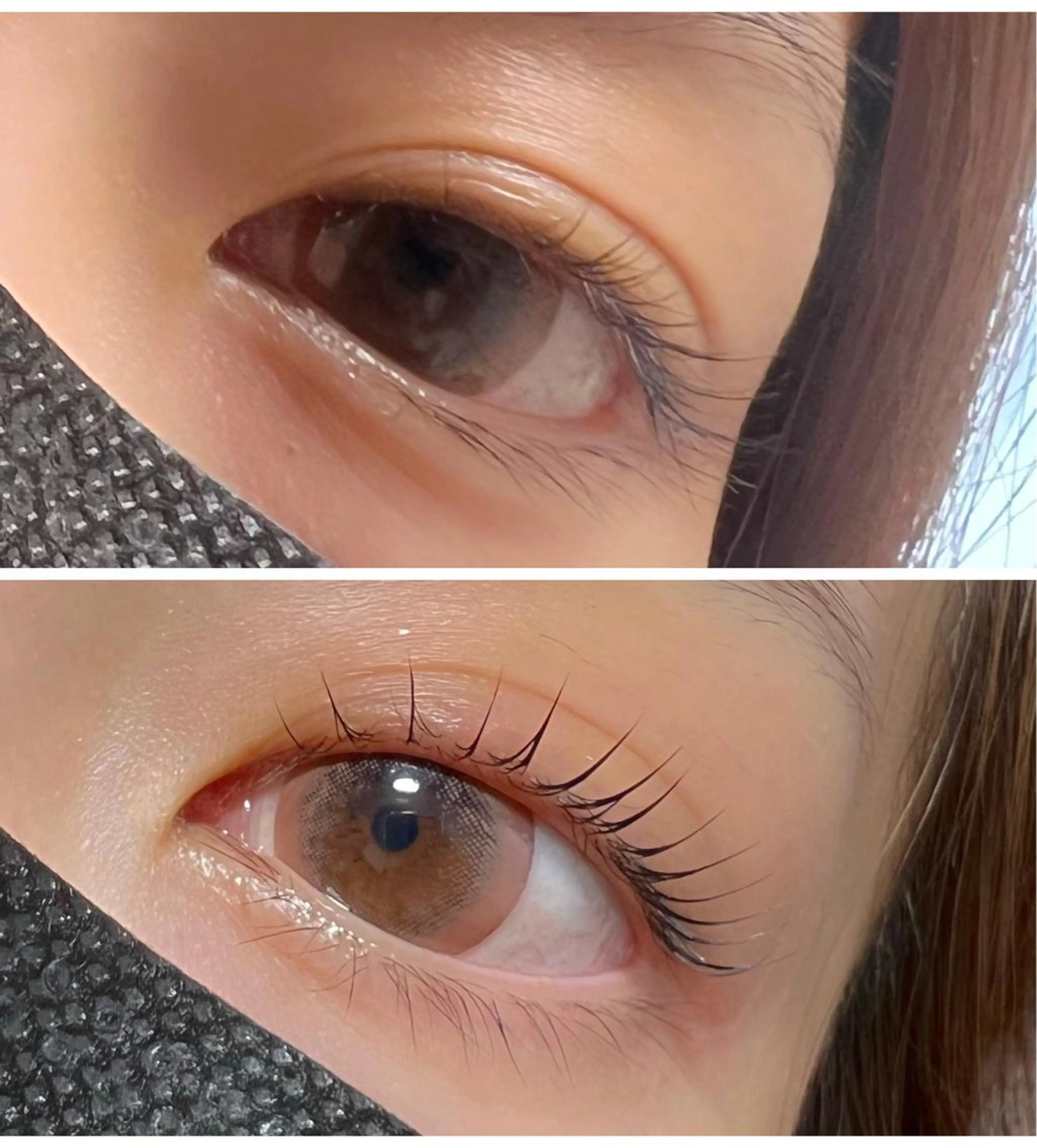 ラッシュリフト(パーマ)👀💖当店ではパリジェンヌの薬剤を使用しております✨の写真