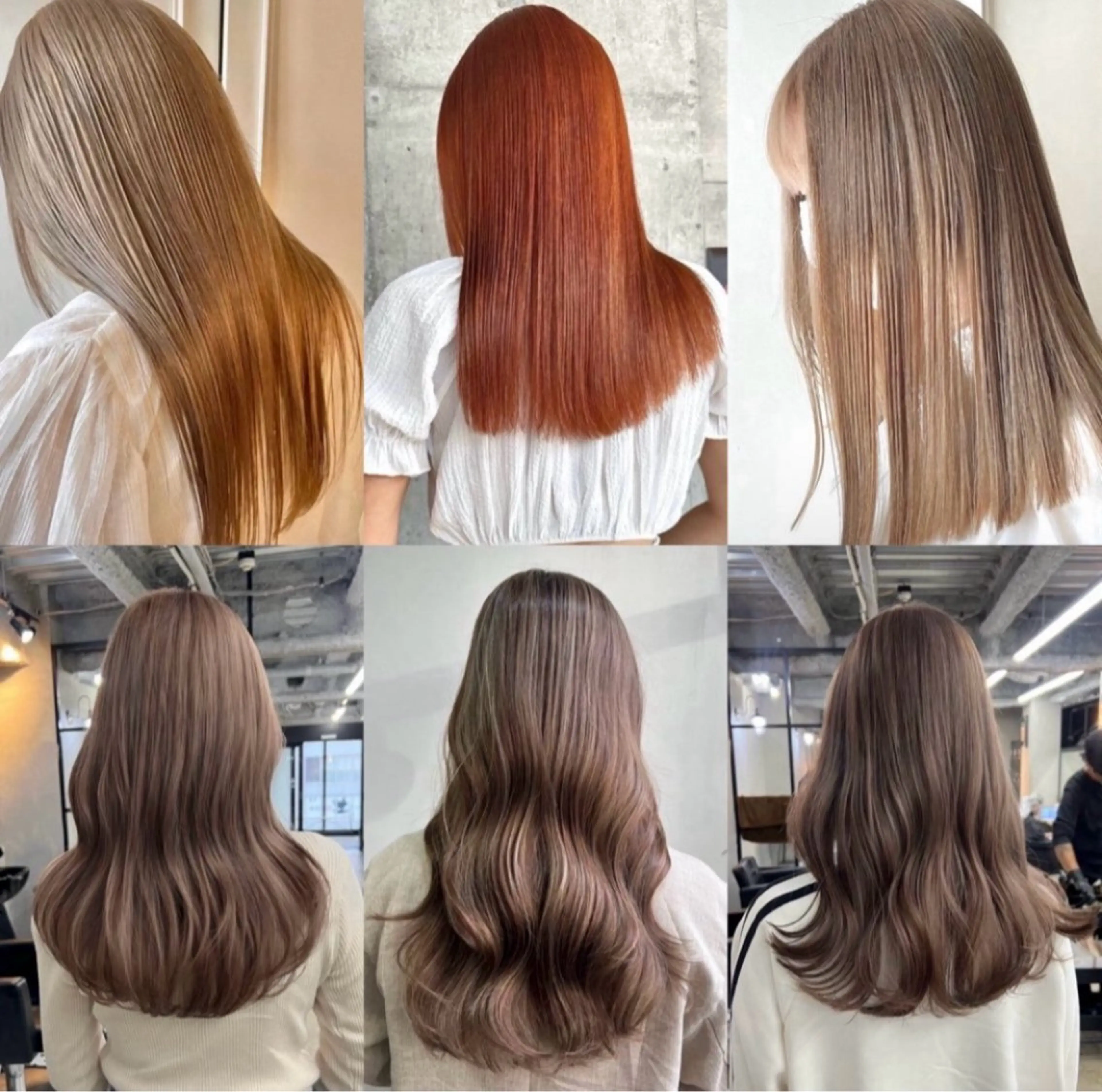 ミディアム カット ヘアカラー トリートメント ⭐️ 美髪矯正 艶カラー ⭐️ユウキのヘアスタイル