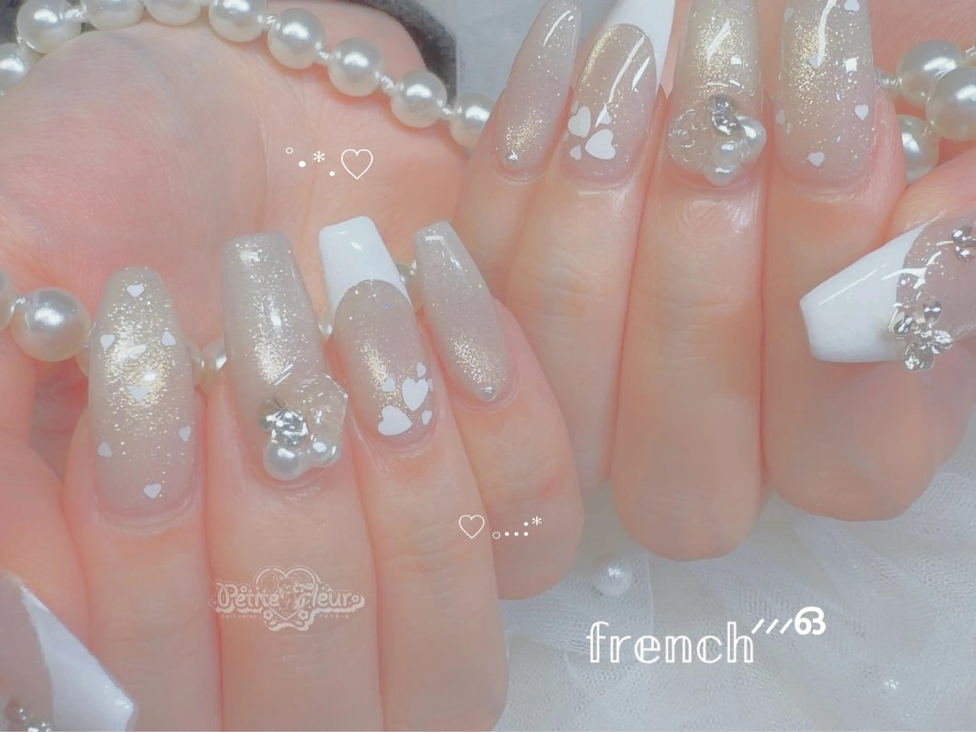 ネイル ❁⃘*。Petite fleur❁⃘*りさのネイルデザイン