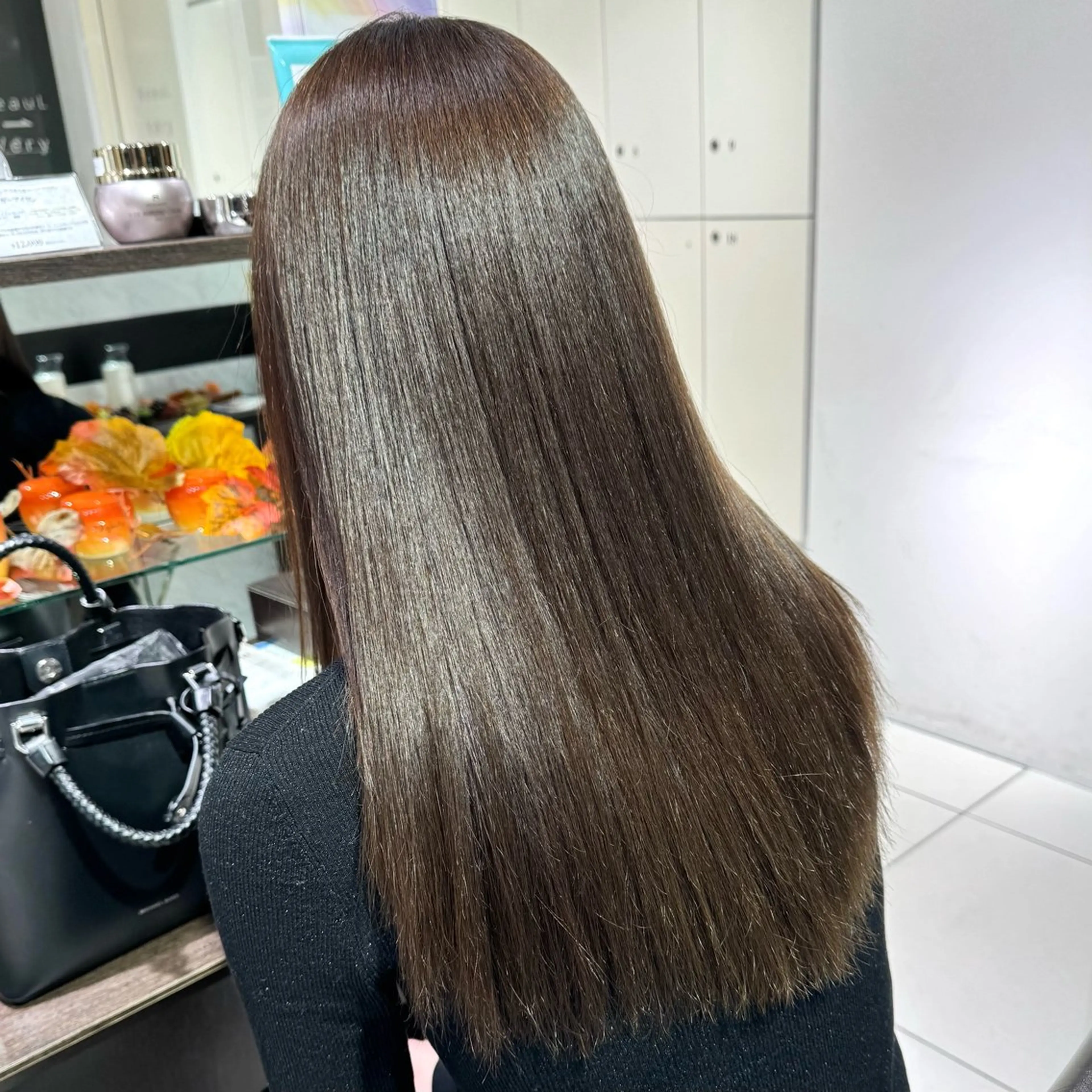 ロング カラー ヘアアレンジ ヘアカラー ブリーチなしカラー /ベージュ/安形翔のヘアスタイル