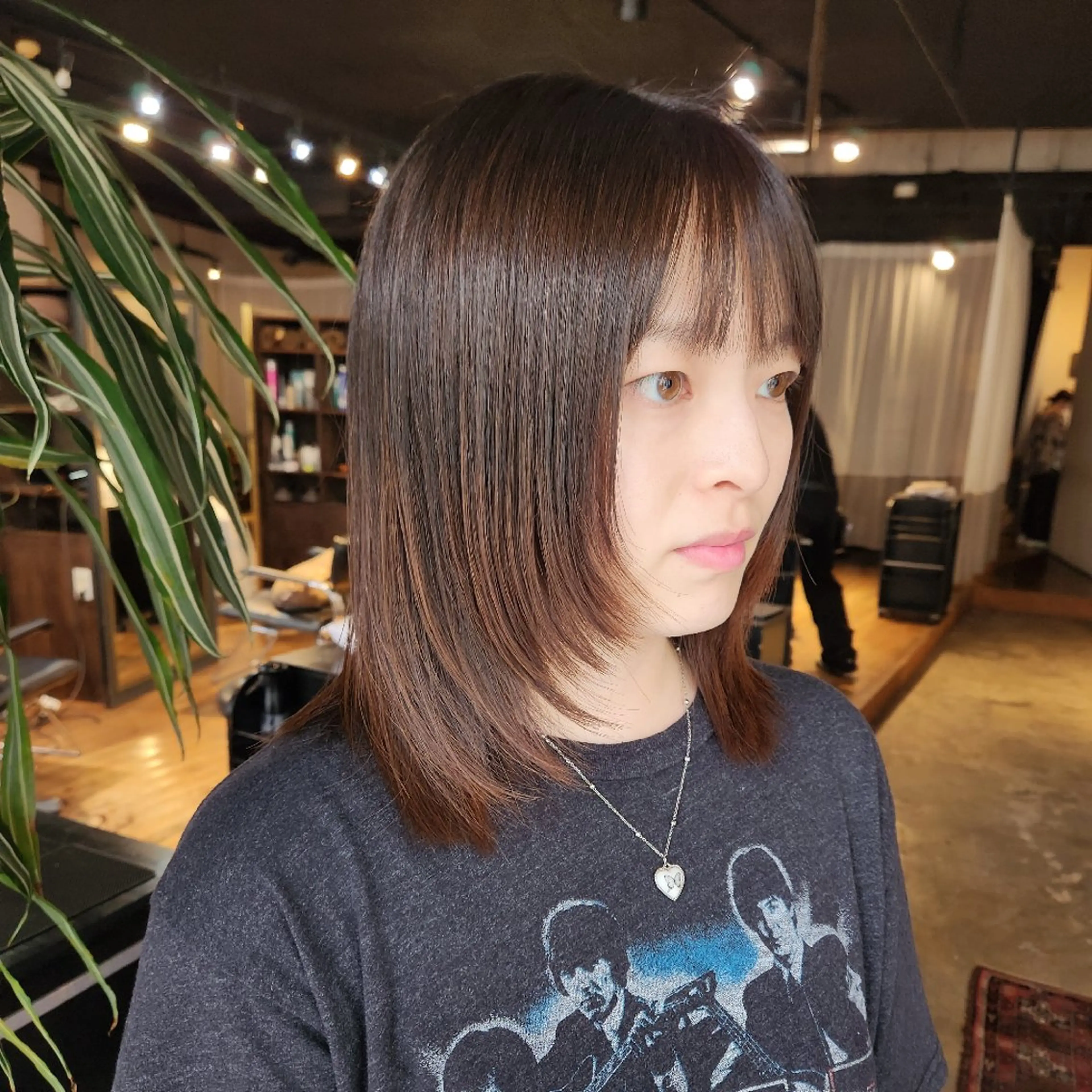 バングカット＋バングストレートの写真