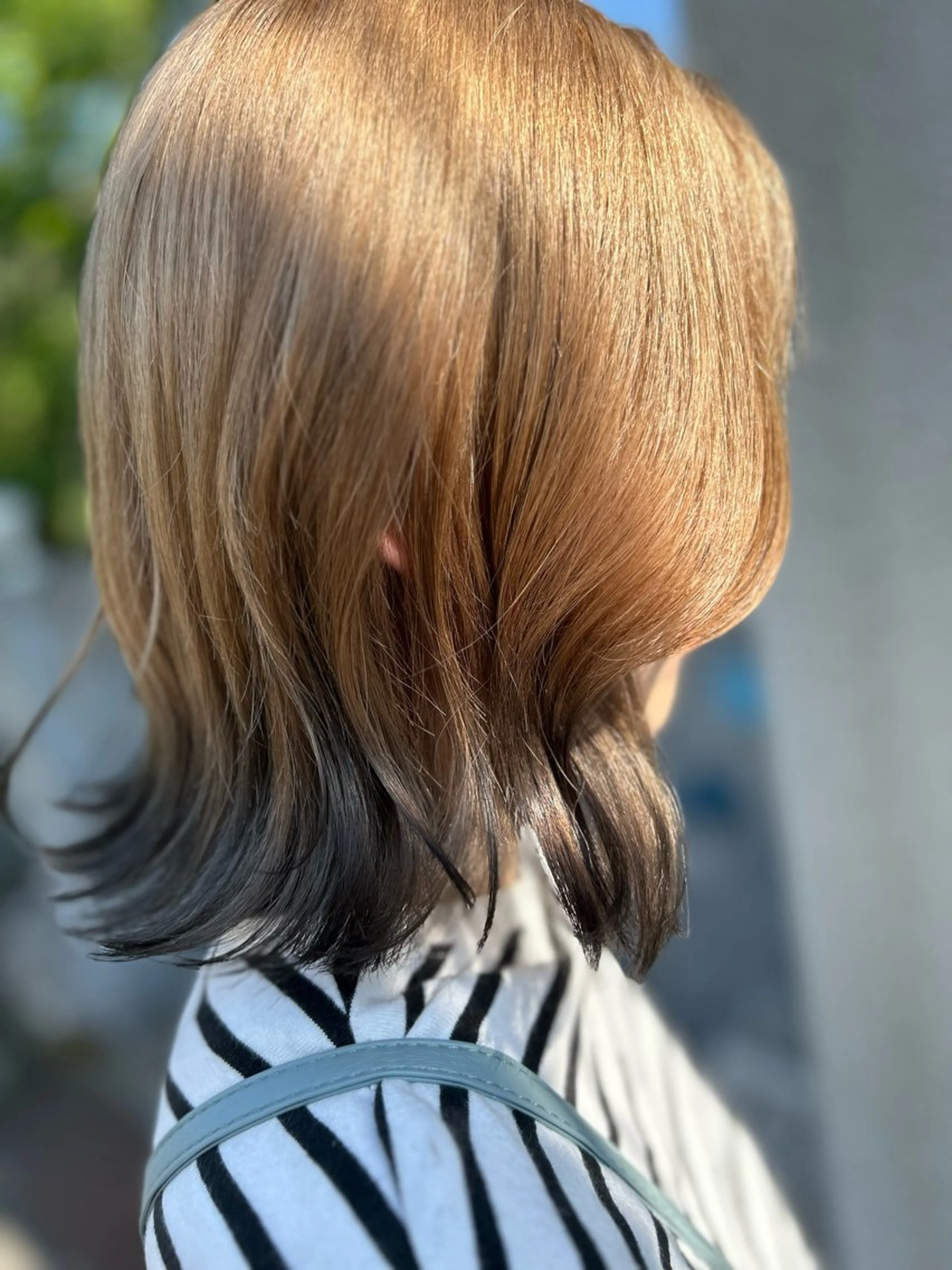 ミディアム カラー 谷 未来美のヘアスタイル