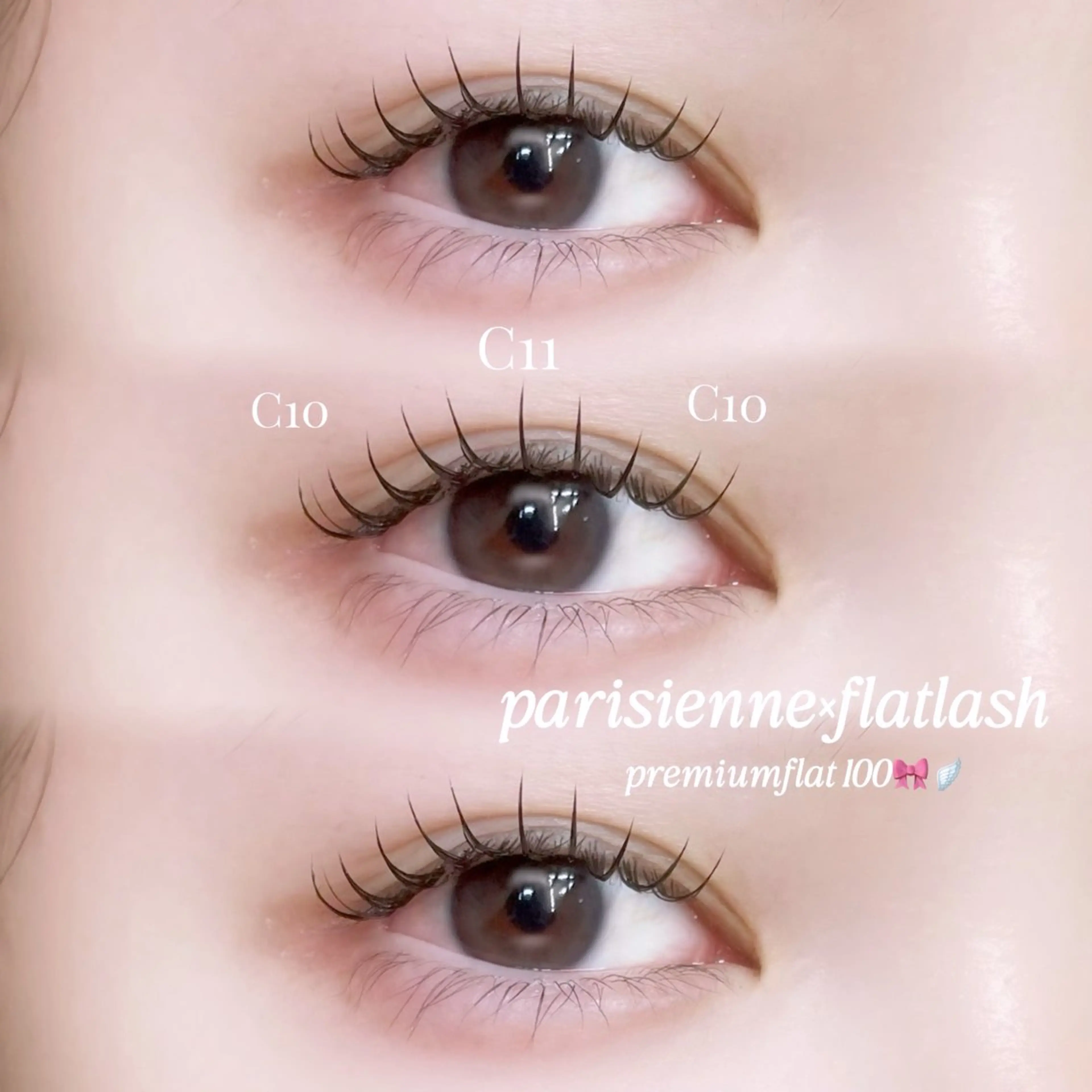 マツエク・マツパ マツエク Ren♡梅田┋束感 マツエク┋パリエクのマツエク・マツパデザイン