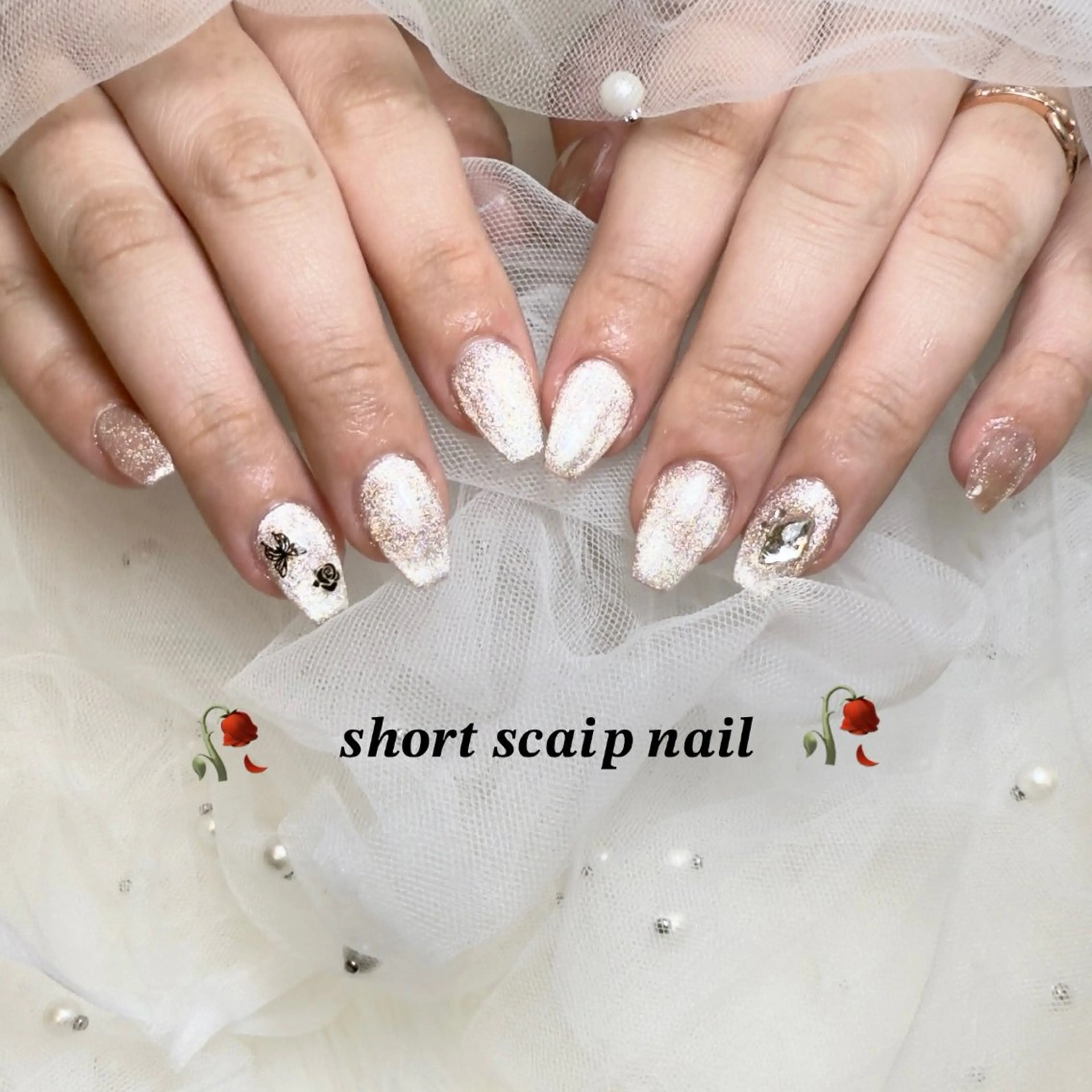 ネイル スカルプネイル ハンドネイル ココ美ネイルサロン所属・bonny nail みゆのネイルデザイン