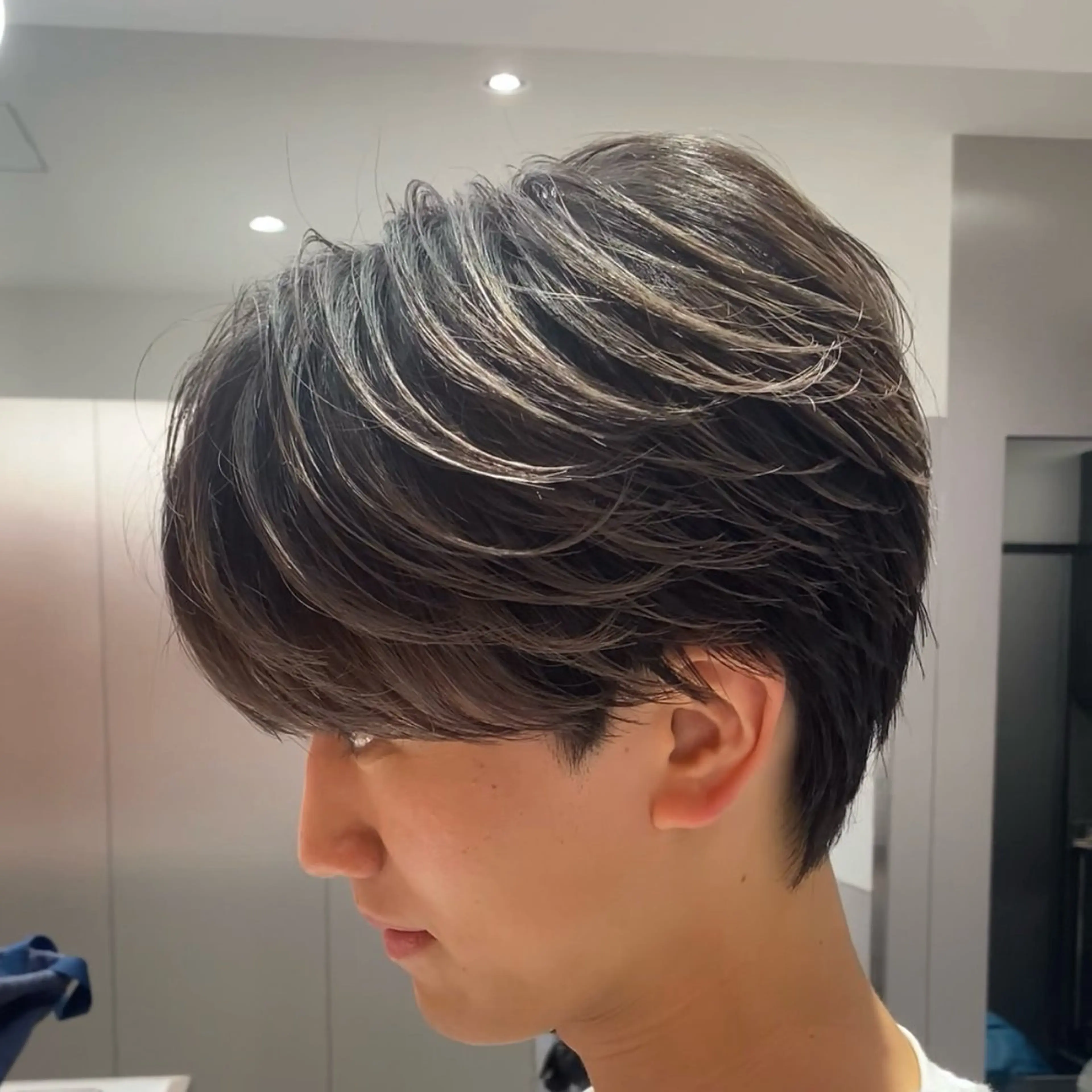 ショート カット 💎センターパート /新宿/モリオのヘアスタイル